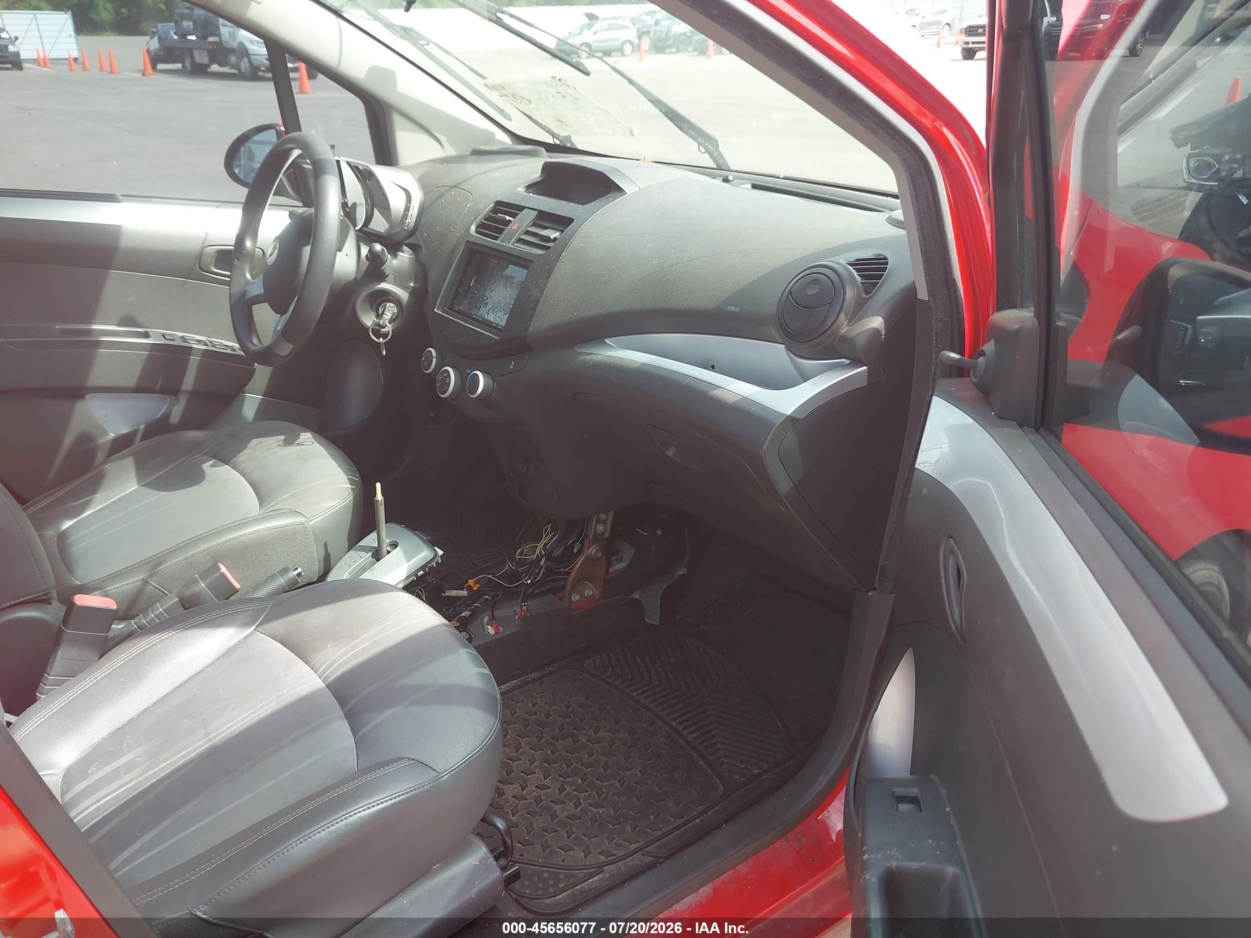 2015 Chevrolet Spark Ls Cvt Red vin: KL8CB6S99FC766220