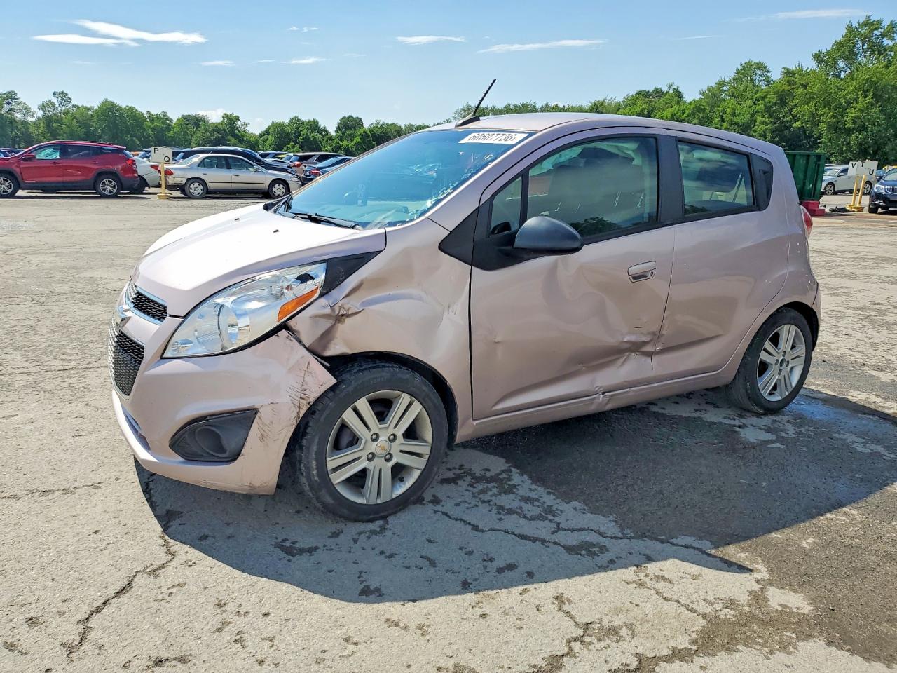 2013 Chevrolet Spark Ls Pink vin: KL8CB6S9XDC502310