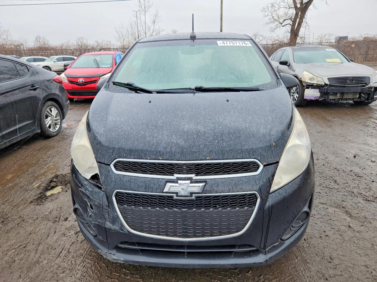 2013 Chevrolet Spark Ls Black vin: KL8CB6S9XDC505627