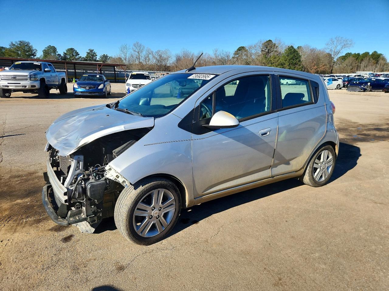 2013 Chevrolet Spark Ls Charcoal vin: KL8CB6S9XDC586547