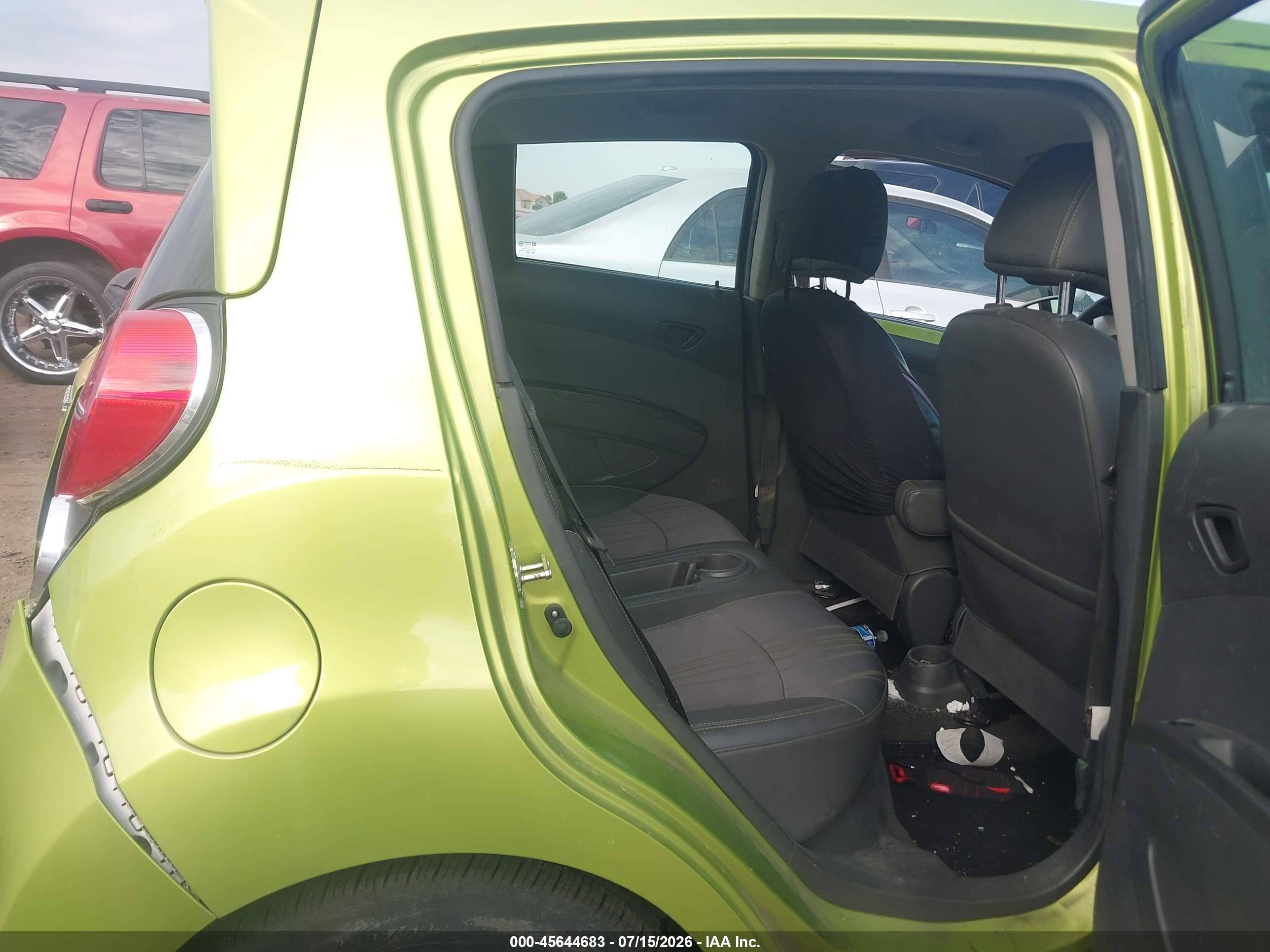2014 Chevrolet Spark Ls Auto Green vin: KL8CB6S9XEC419929