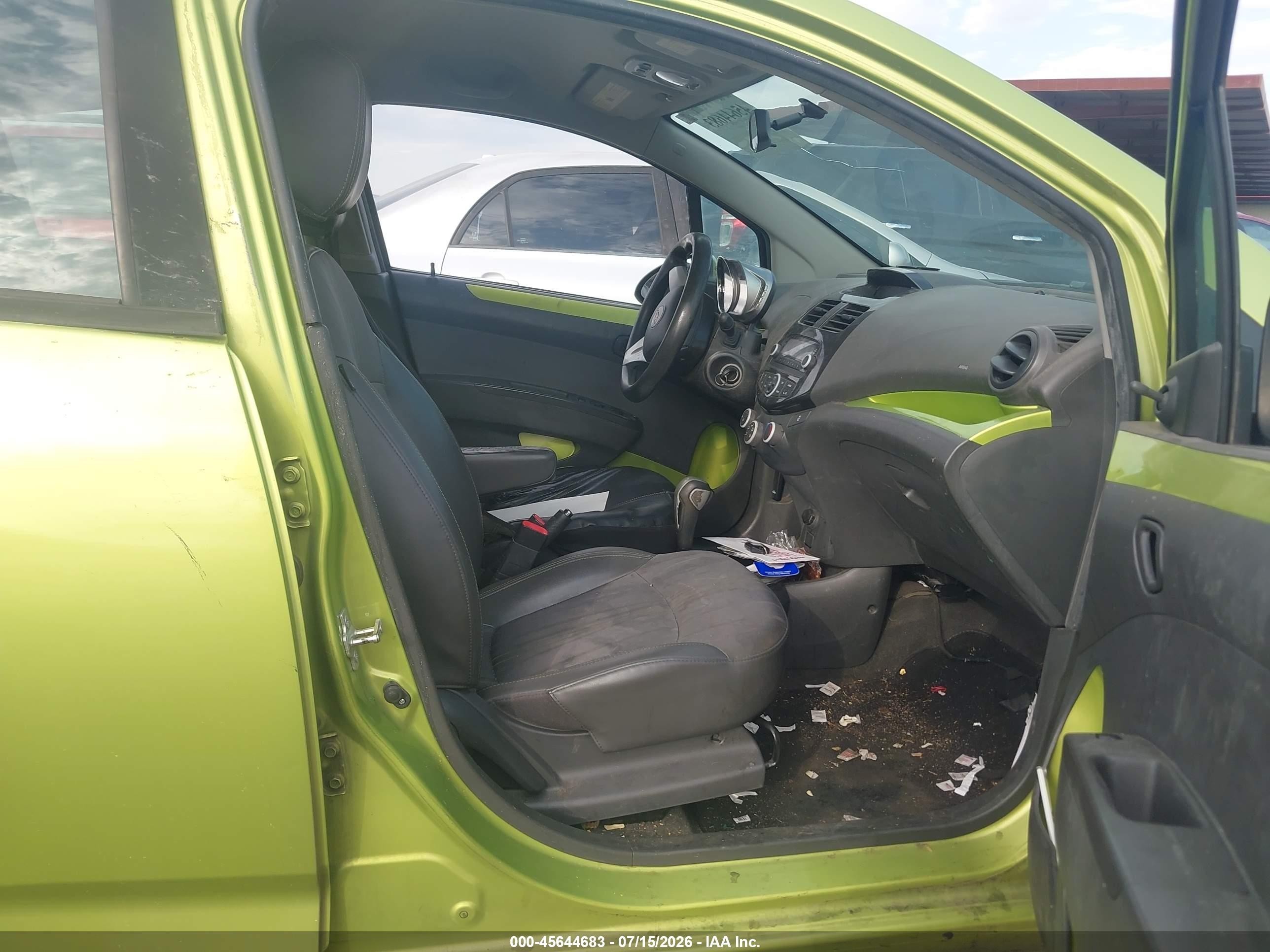 2014 Chevrolet Spark Ls Auto Green vin: KL8CB6S9XEC419929