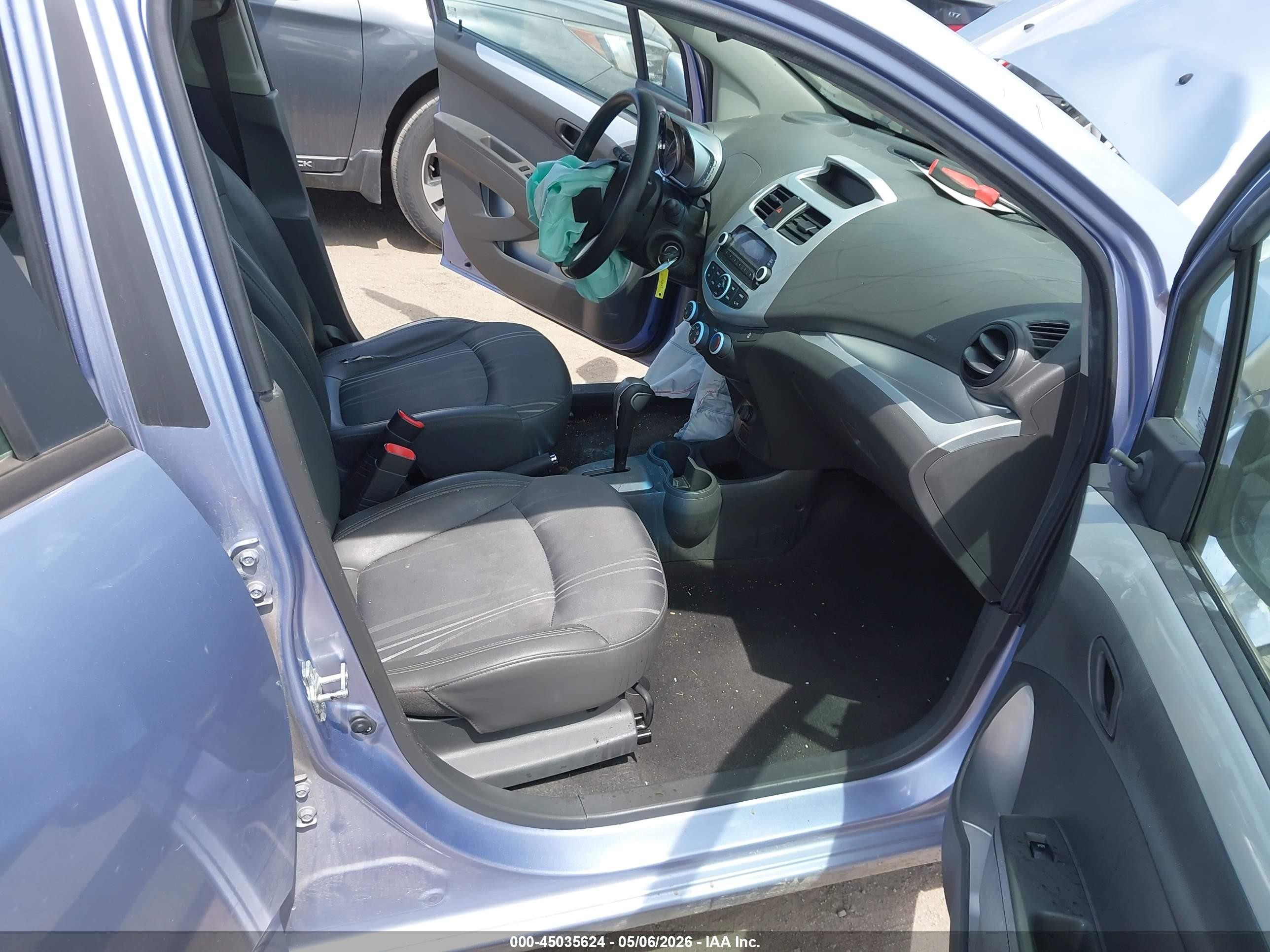 2014 Chevrolet Spark Ls Auto Light Blue vin: KL8CB6S9XEC454681