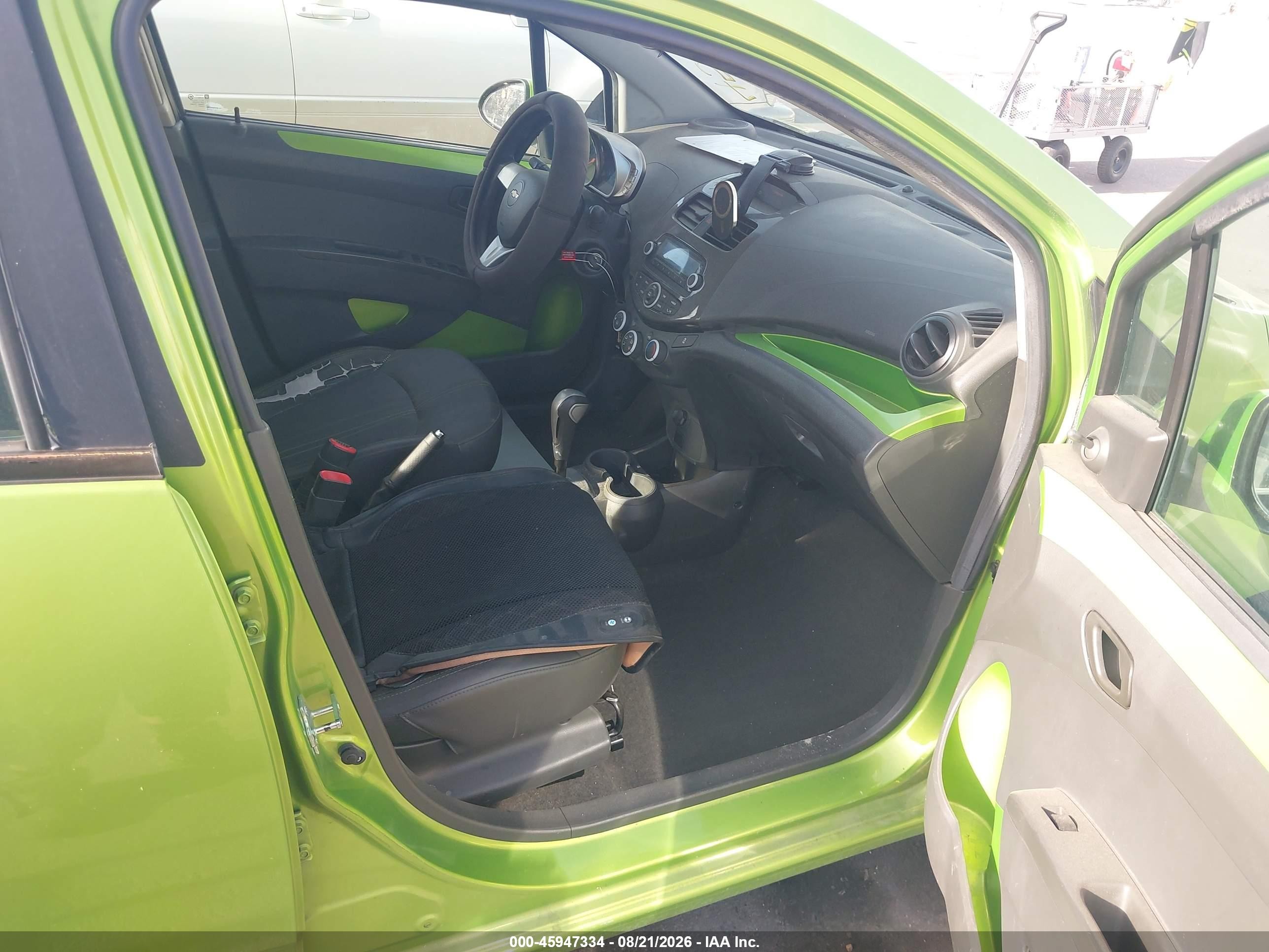 2014 Chevrolet Spark Ls Auto Зеленый vin: KL8CB6S9XEC497028
