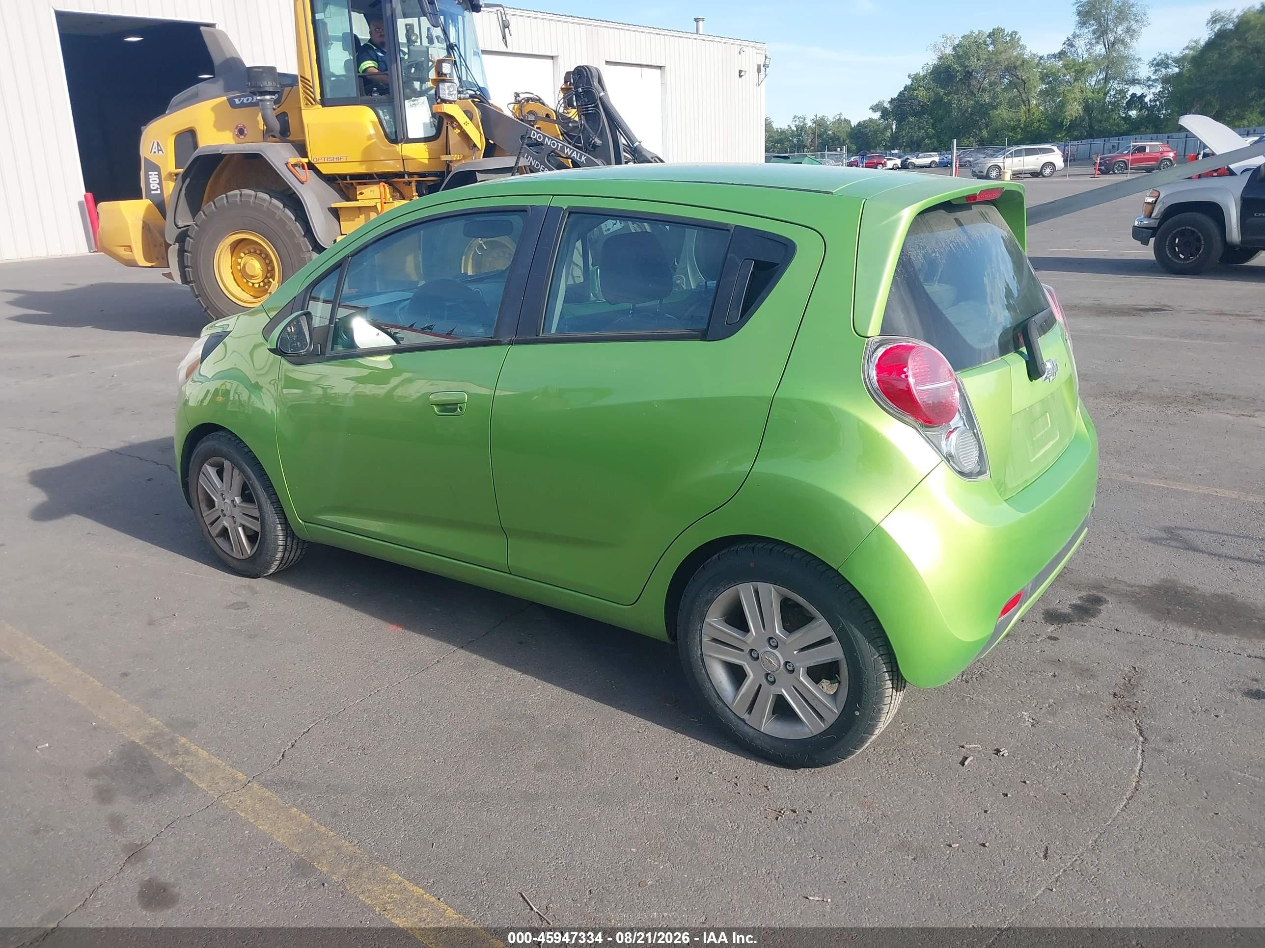 2014 Chevrolet Spark Ls Auto Зеленый vin: KL8CB6S9XEC497028