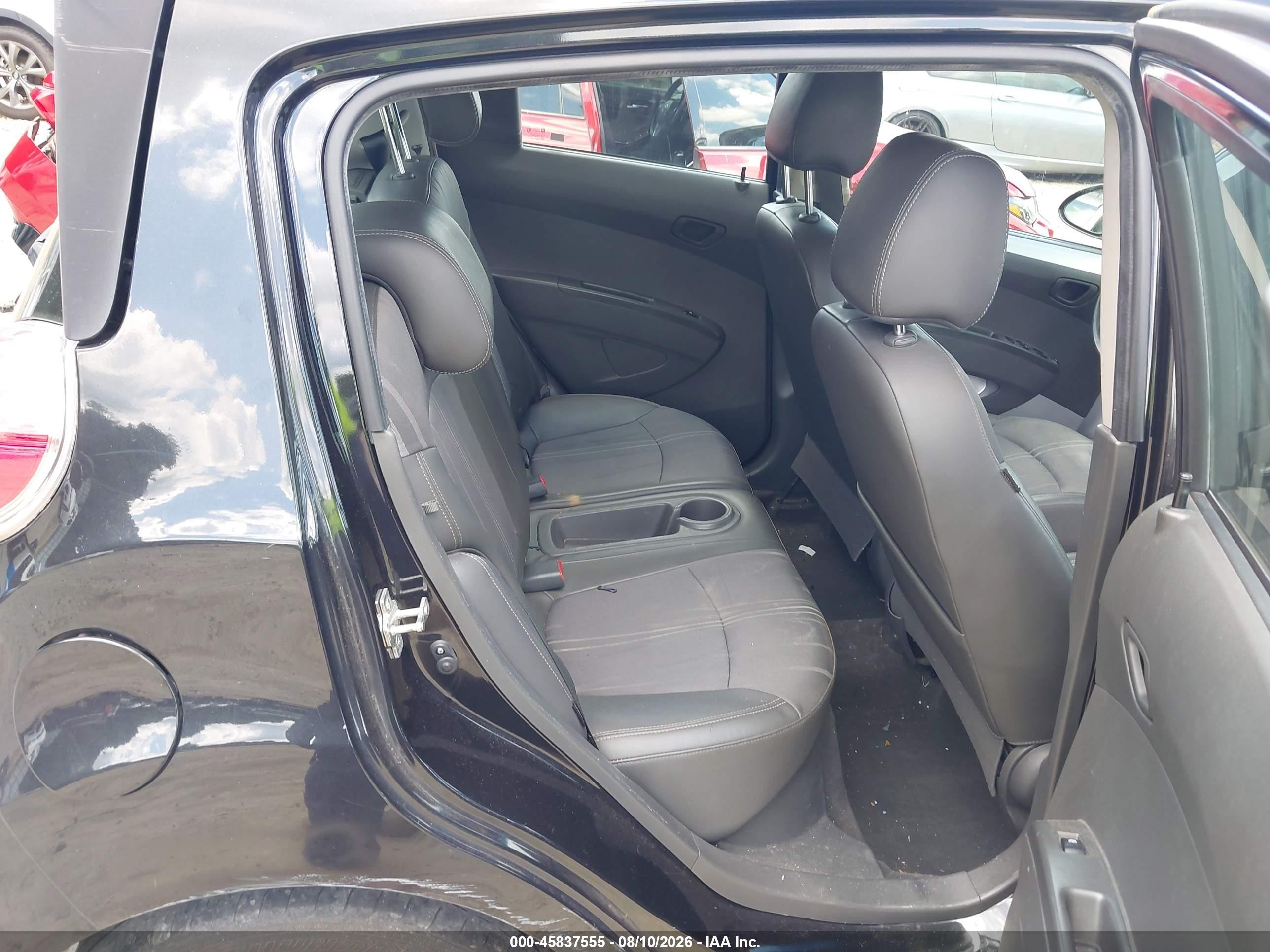 2015 Chevrolet Spark Ls Cvt Black vin: KL8CB6S9XFC739284