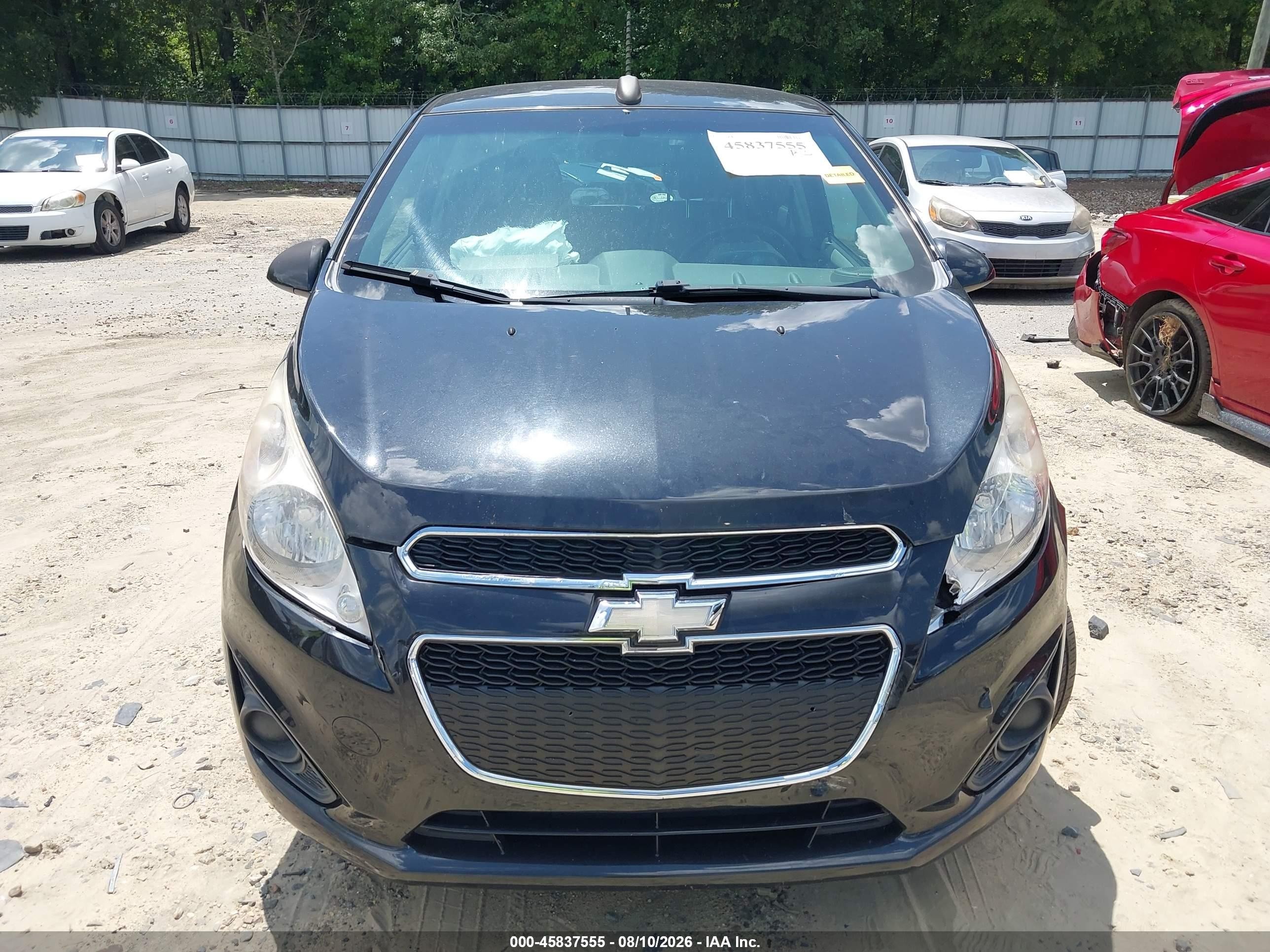 2015 Chevrolet Spark Ls Cvt Black vin: KL8CB6S9XFC739284