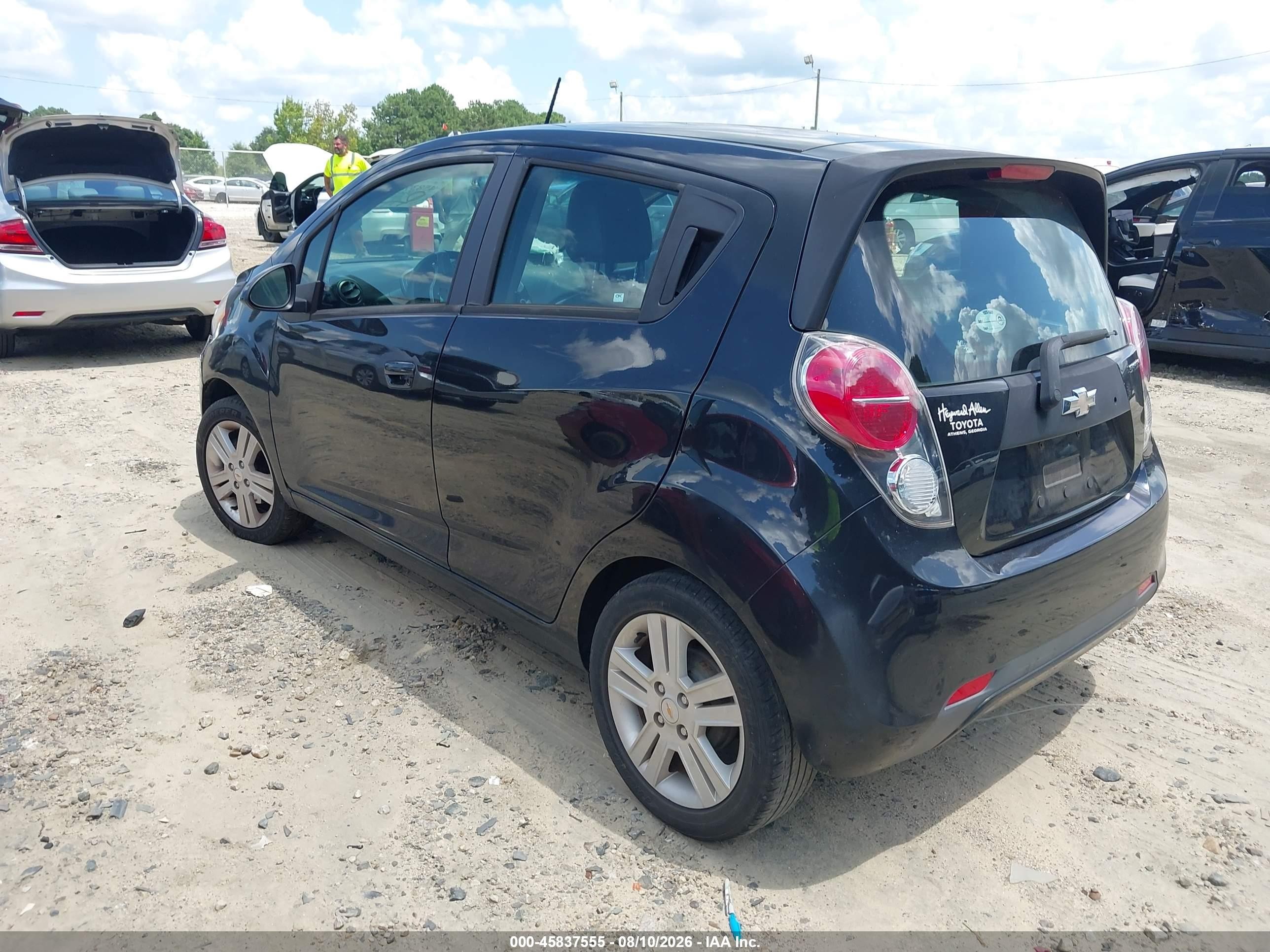 2015 Chevrolet Spark Ls Cvt Black vin: KL8CB6S9XFC739284