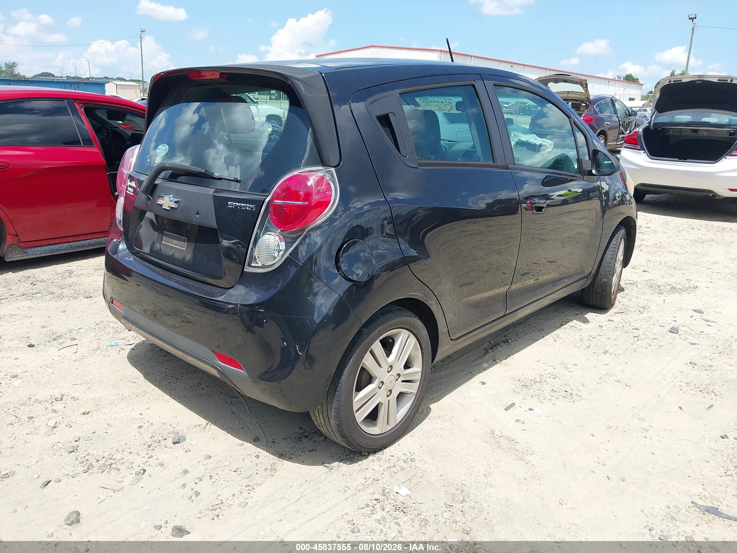 2015 Chevrolet Spark Ls Cvt Black vin: KL8CB6S9XFC739284