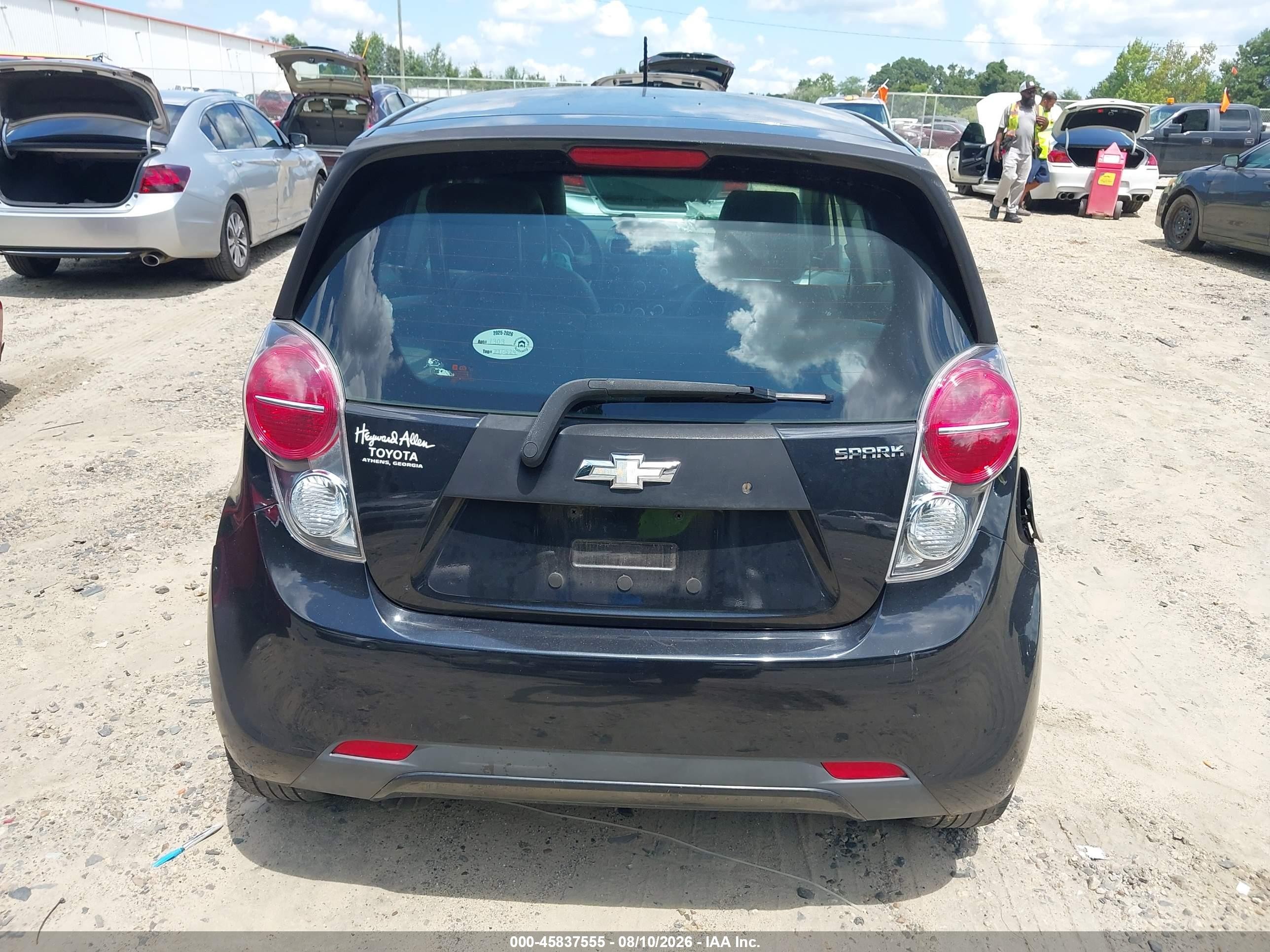 2015 Chevrolet Spark Ls Cvt Black vin: KL8CB6S9XFC739284