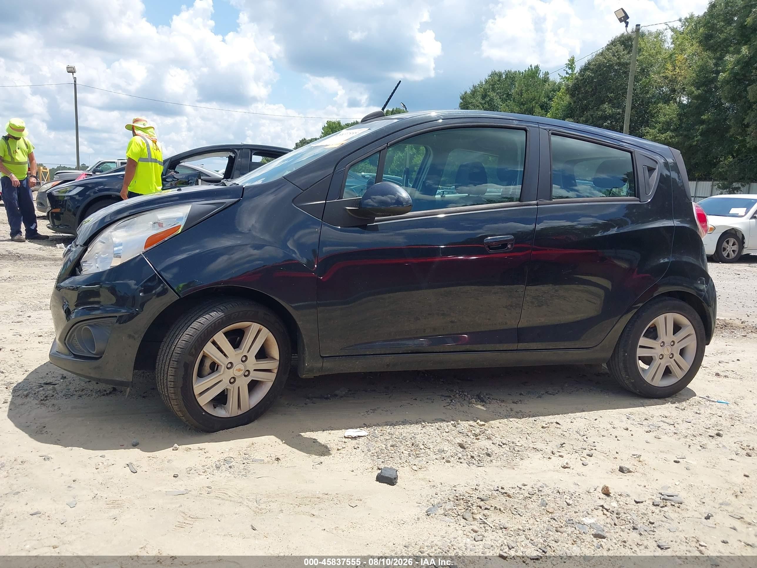 2015 Chevrolet Spark Ls Cvt Black vin: KL8CB6S9XFC739284
