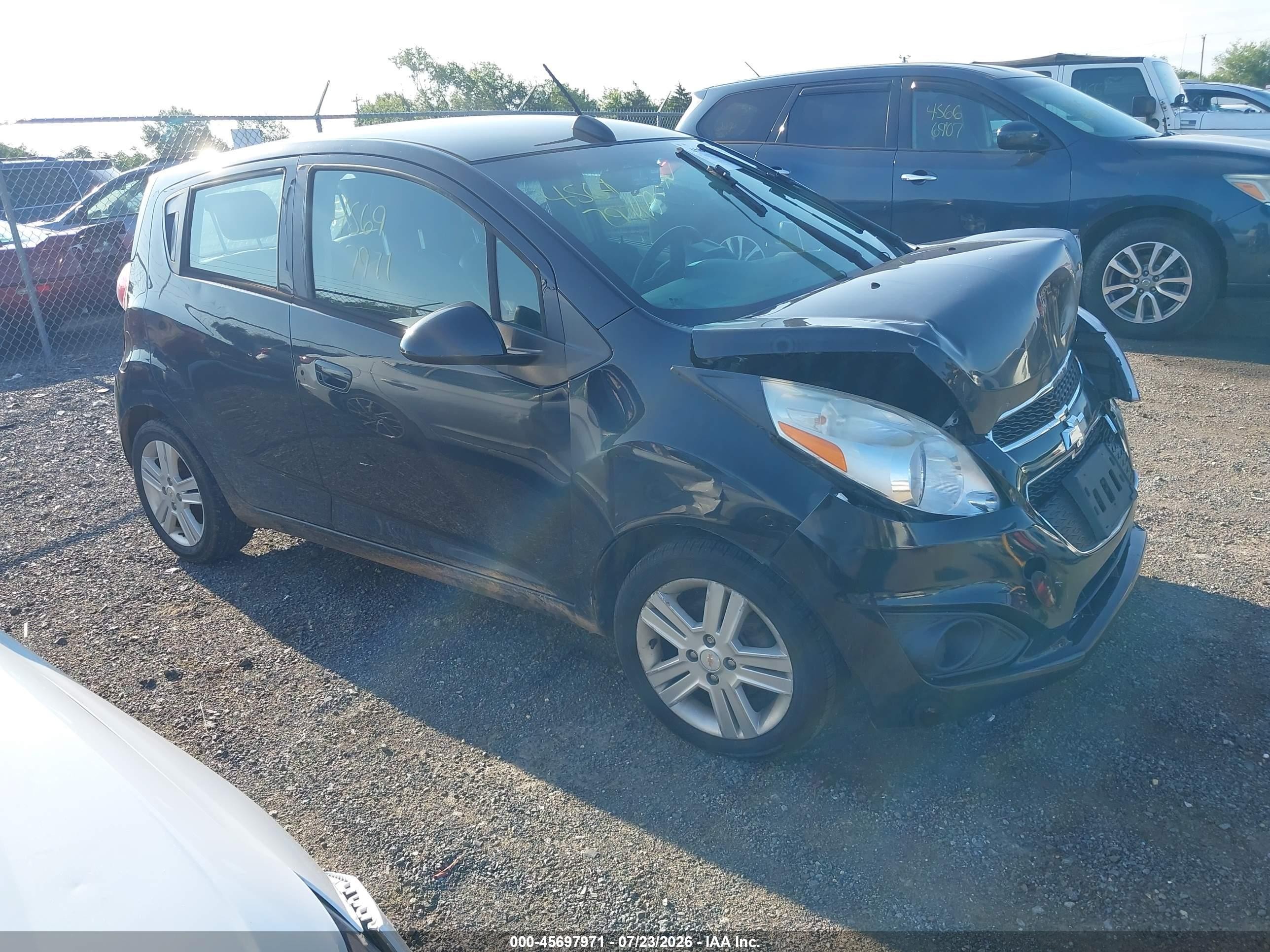 2015 Chevrolet Spark Ls Cvt Black vin: KL8CB6S9XFC748163