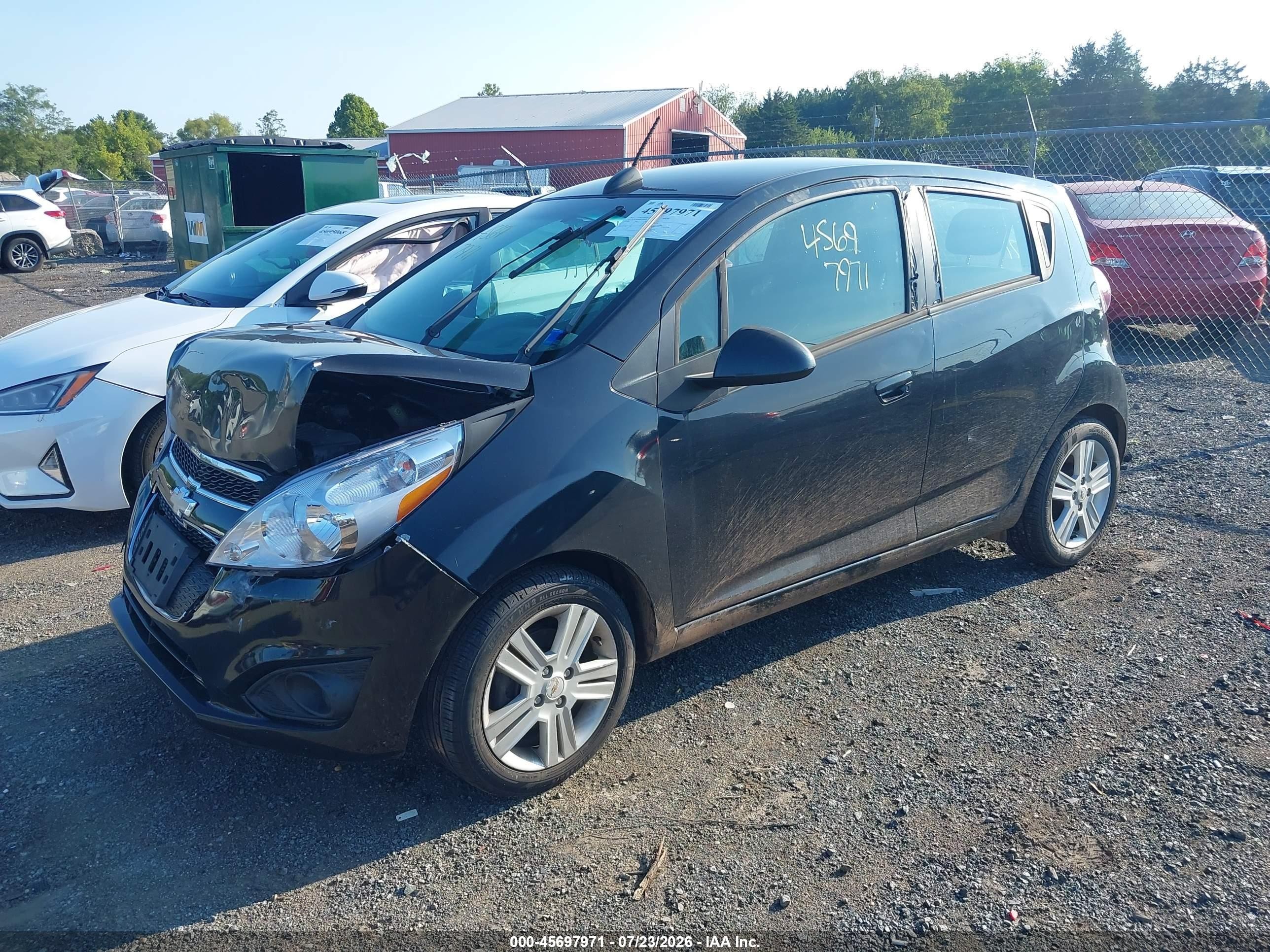 2015 Chevrolet Spark Ls Cvt Черный vin: KL8CB6S9XFC748163