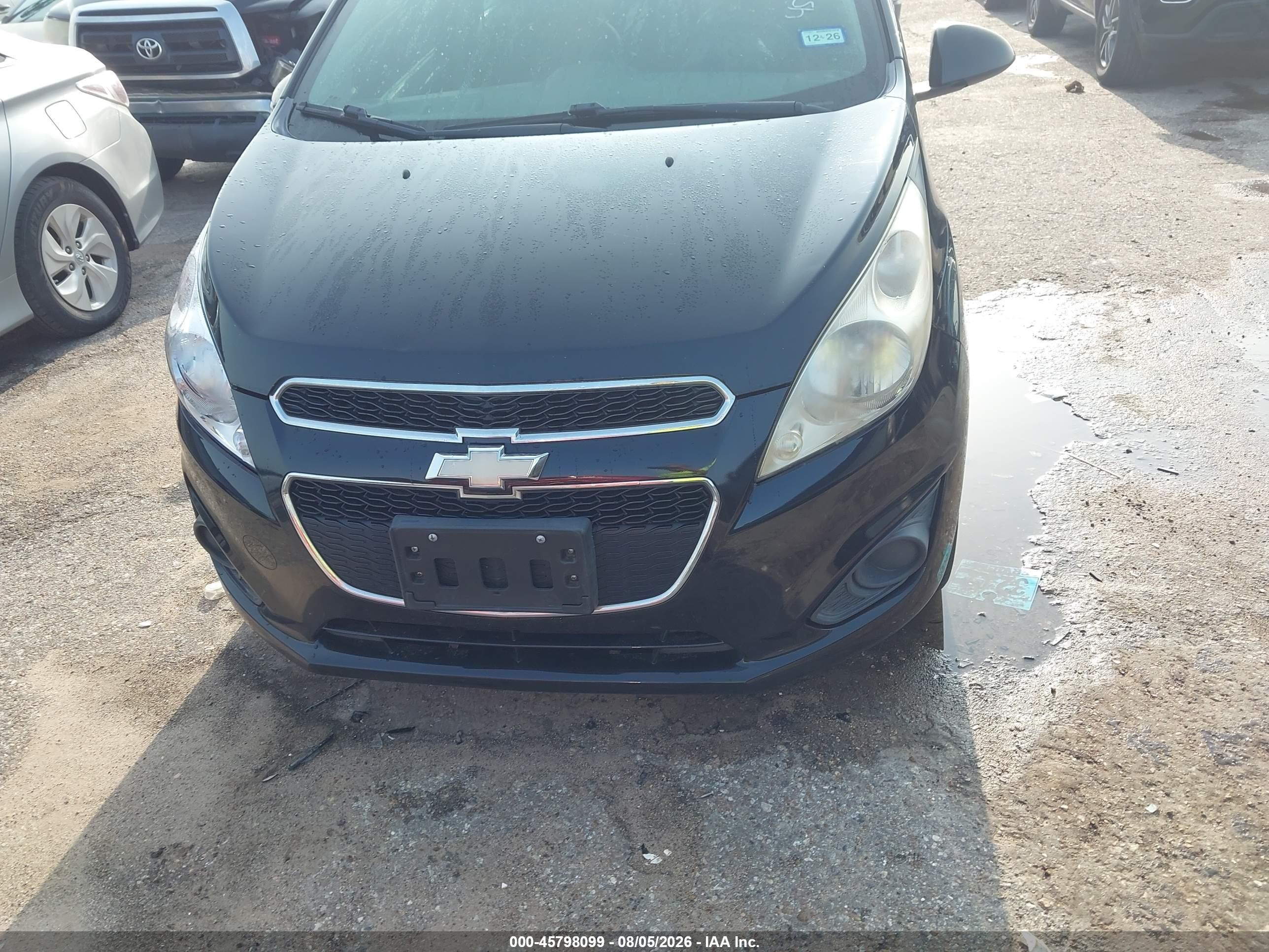 2015 Chevrolet Spark Ls Cvt Black vin: KL8CB6S9XFC798240