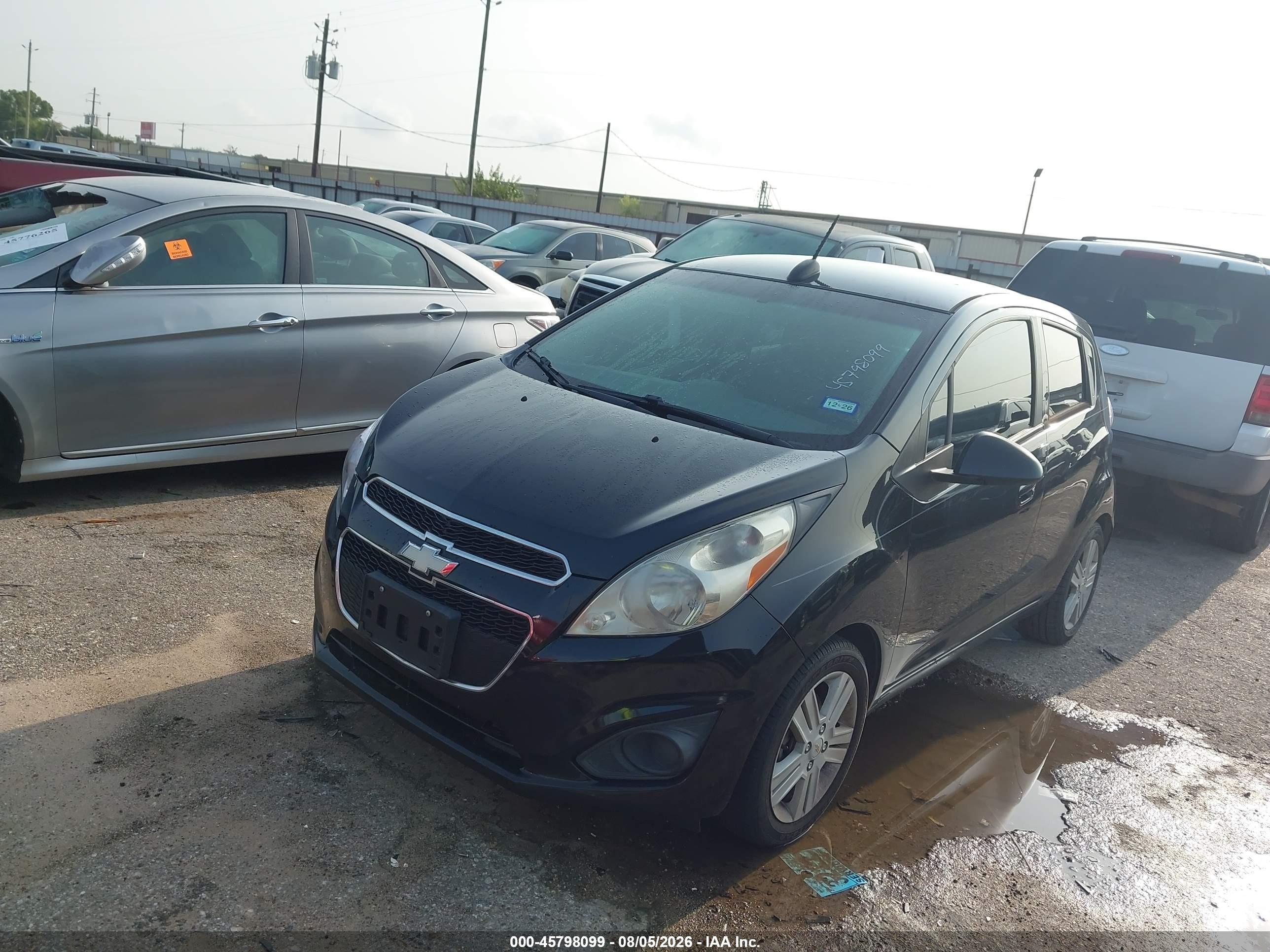 2015 Chevrolet Spark Ls Cvt Black vin: KL8CB6S9XFC798240