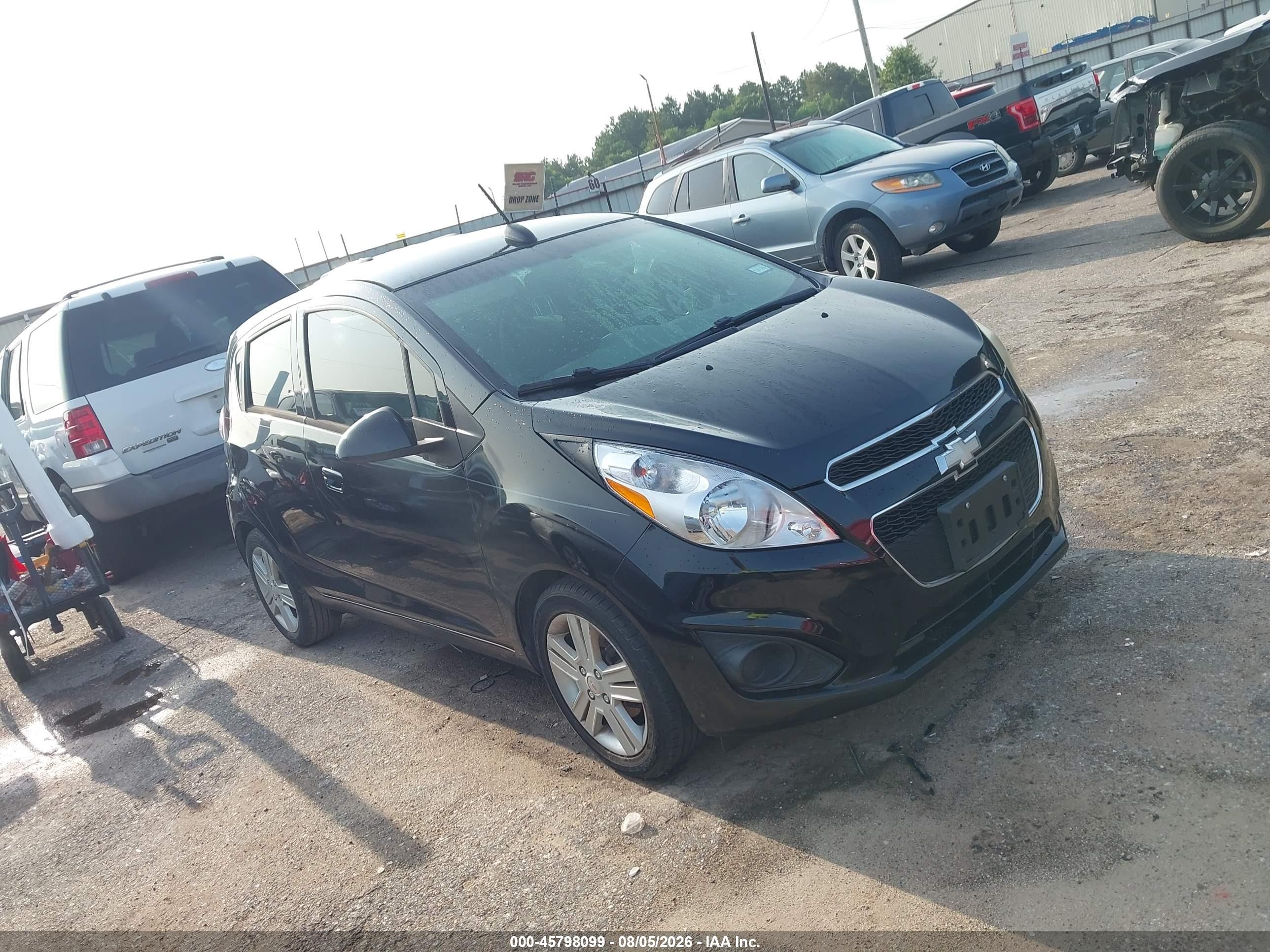 2015 Chevrolet Spark Ls Cvt Black vin: KL8CB6S9XFC798240