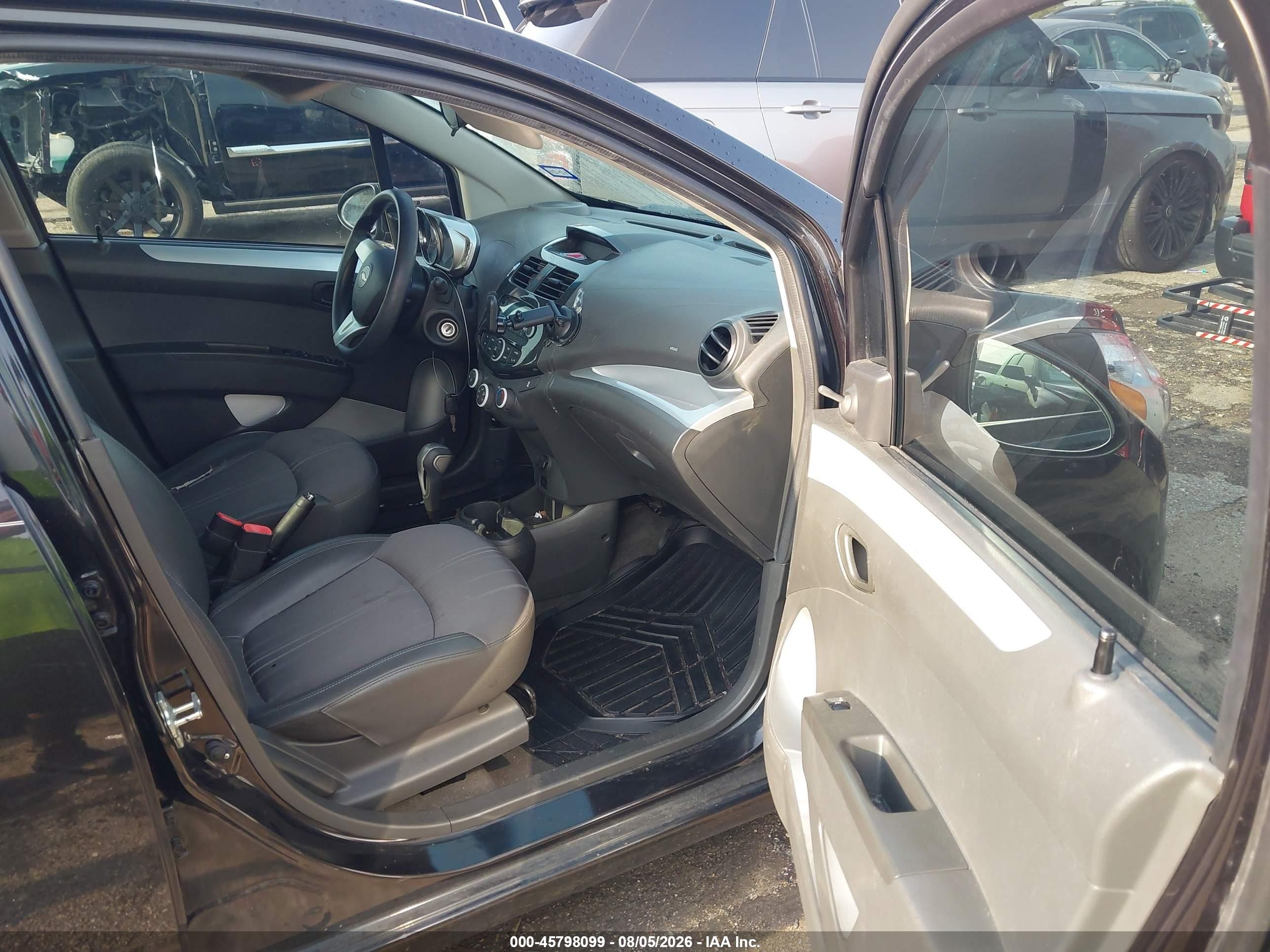 2015 Chevrolet Spark Ls Cvt Black vin: KL8CB6S9XFC798240