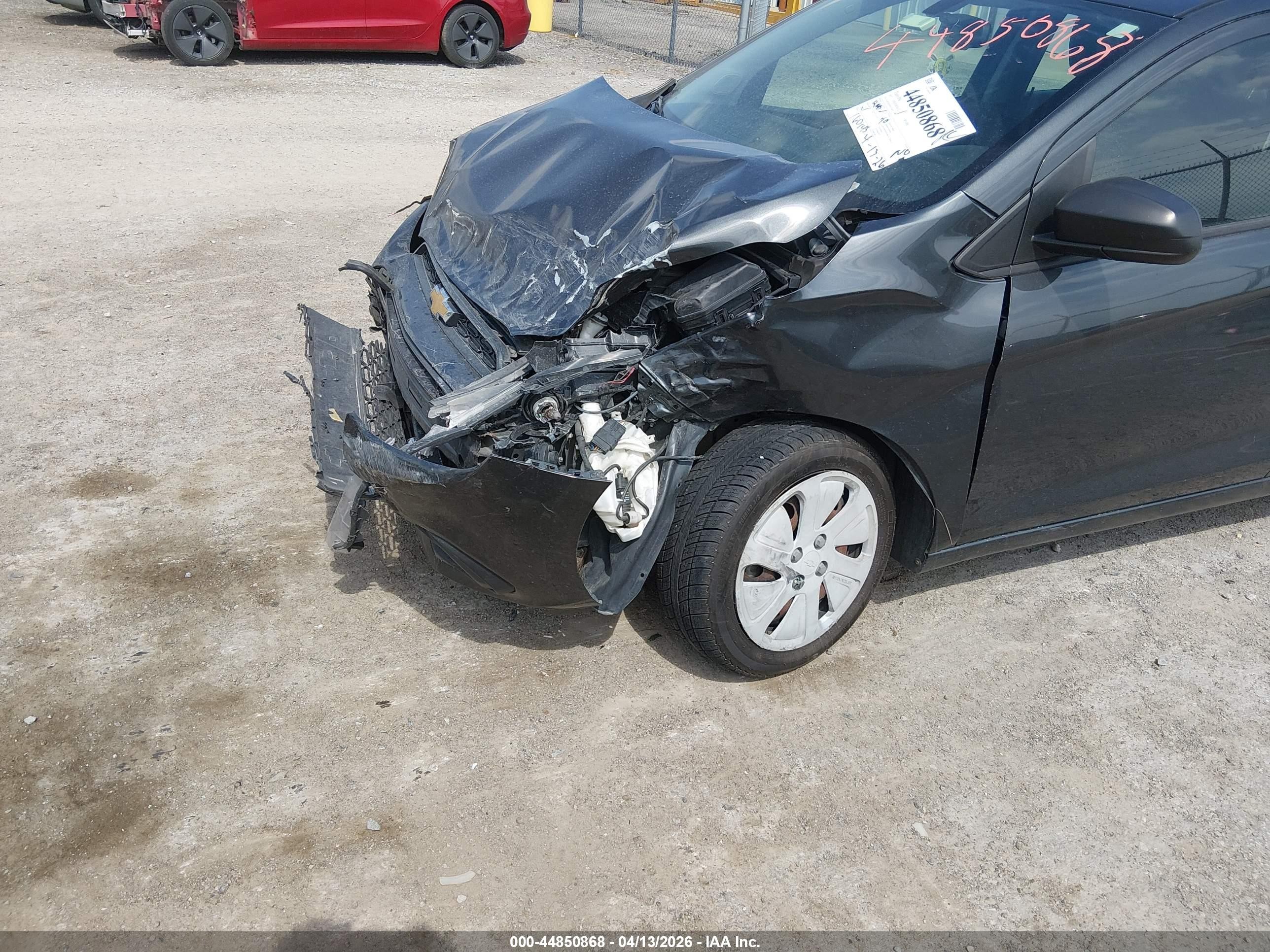 2017 Chevrolet Spark Ls Cvt Gray vin: KL8CB6SA0HC754471