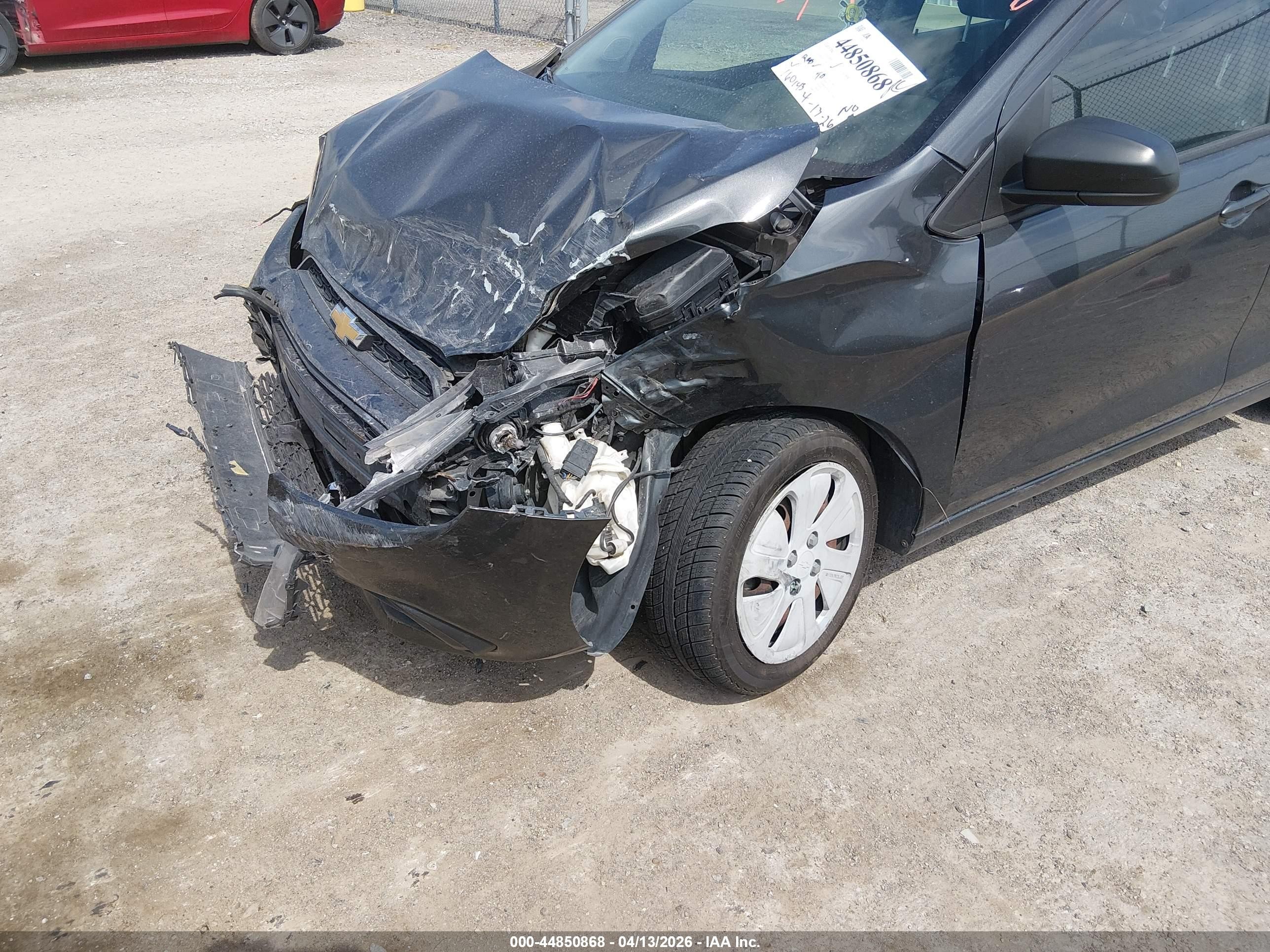2017 Chevrolet Spark Ls Cvt Gray vin: KL8CB6SA0HC754471