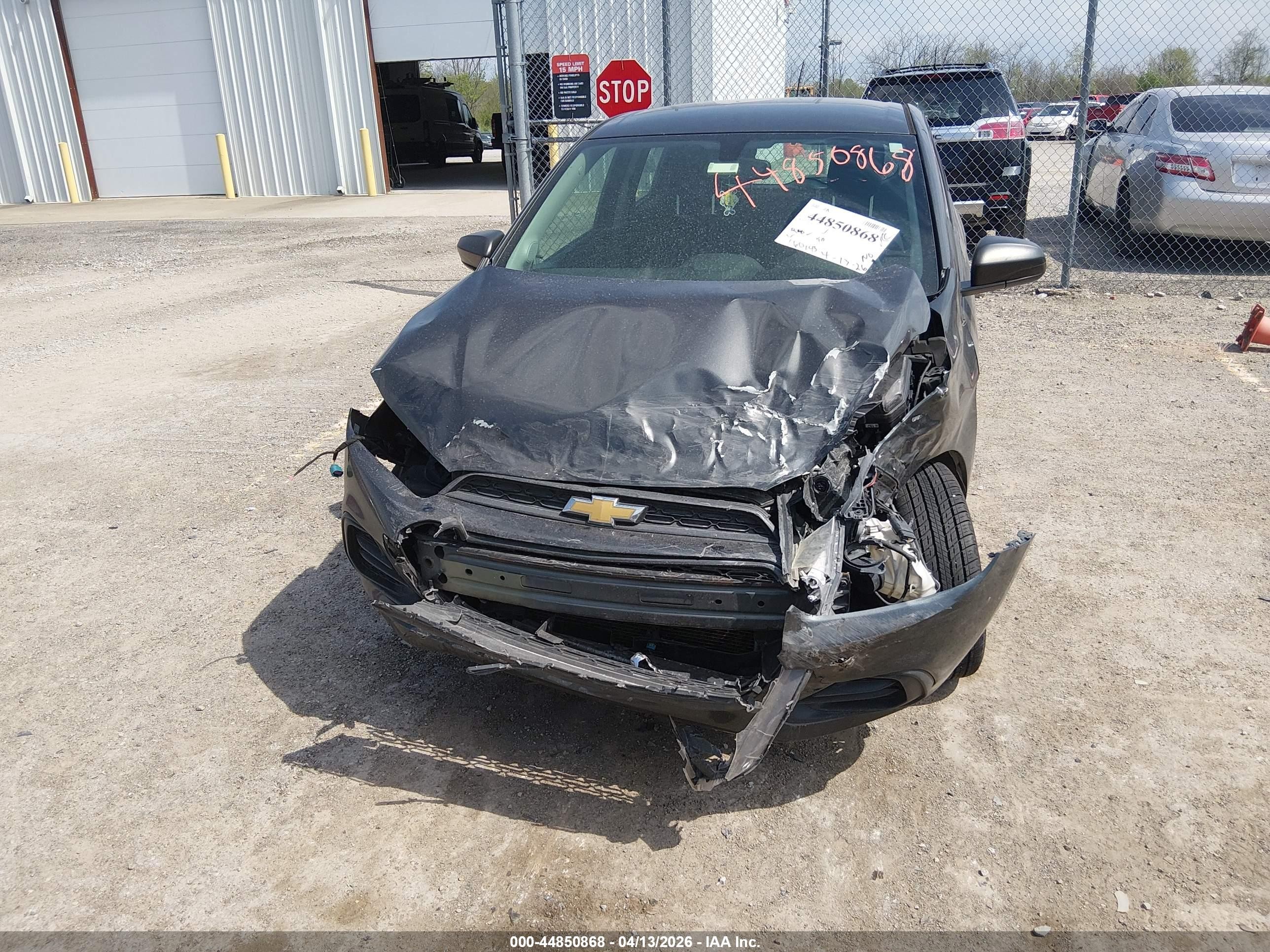 2017 Chevrolet Spark Ls Cvt Gray vin: KL8CB6SA0HC754471