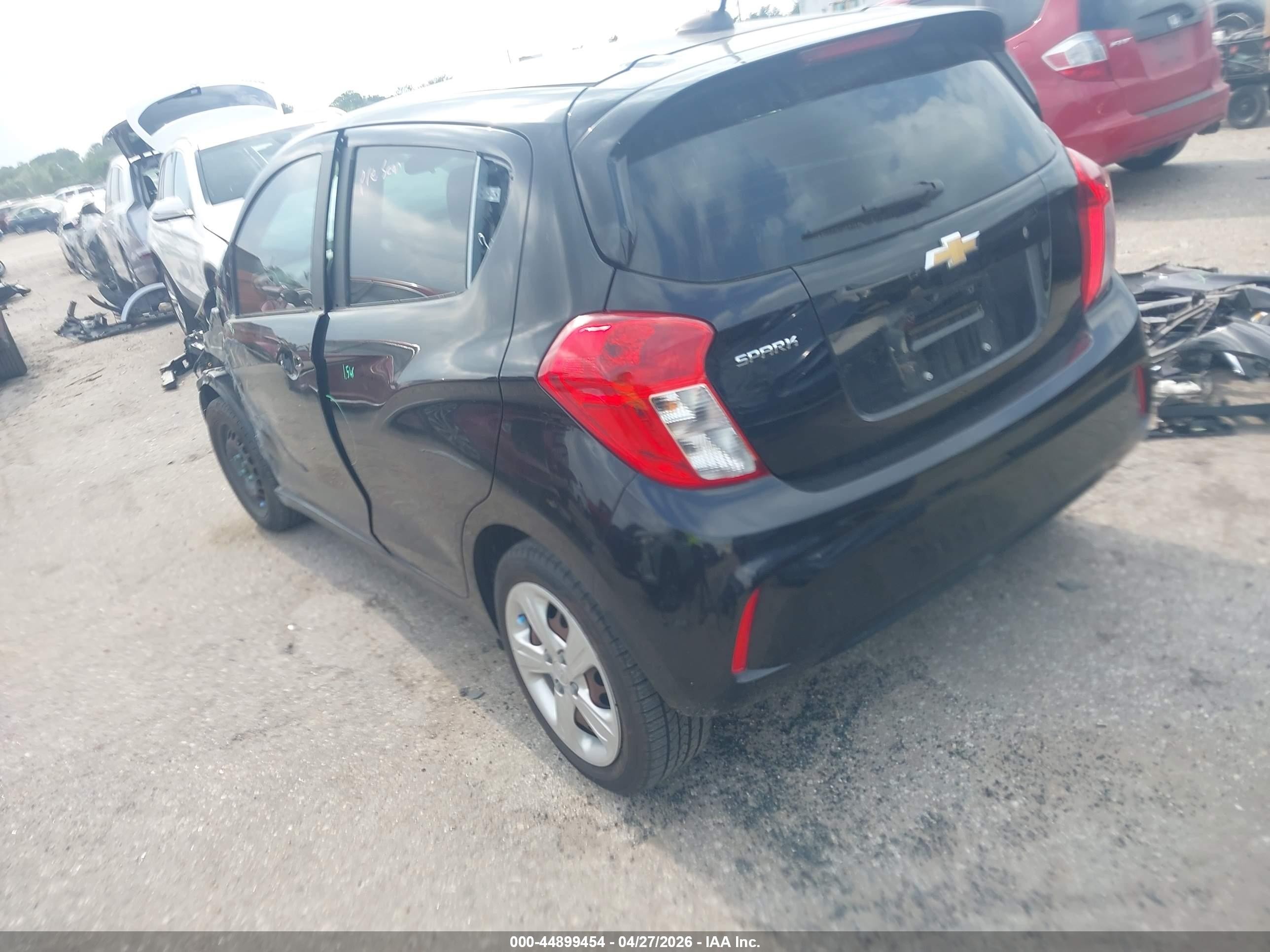 2020 Chevrolet Spark Fwd Ls Automatic Black vin: KL8CB6SA1LC480075
