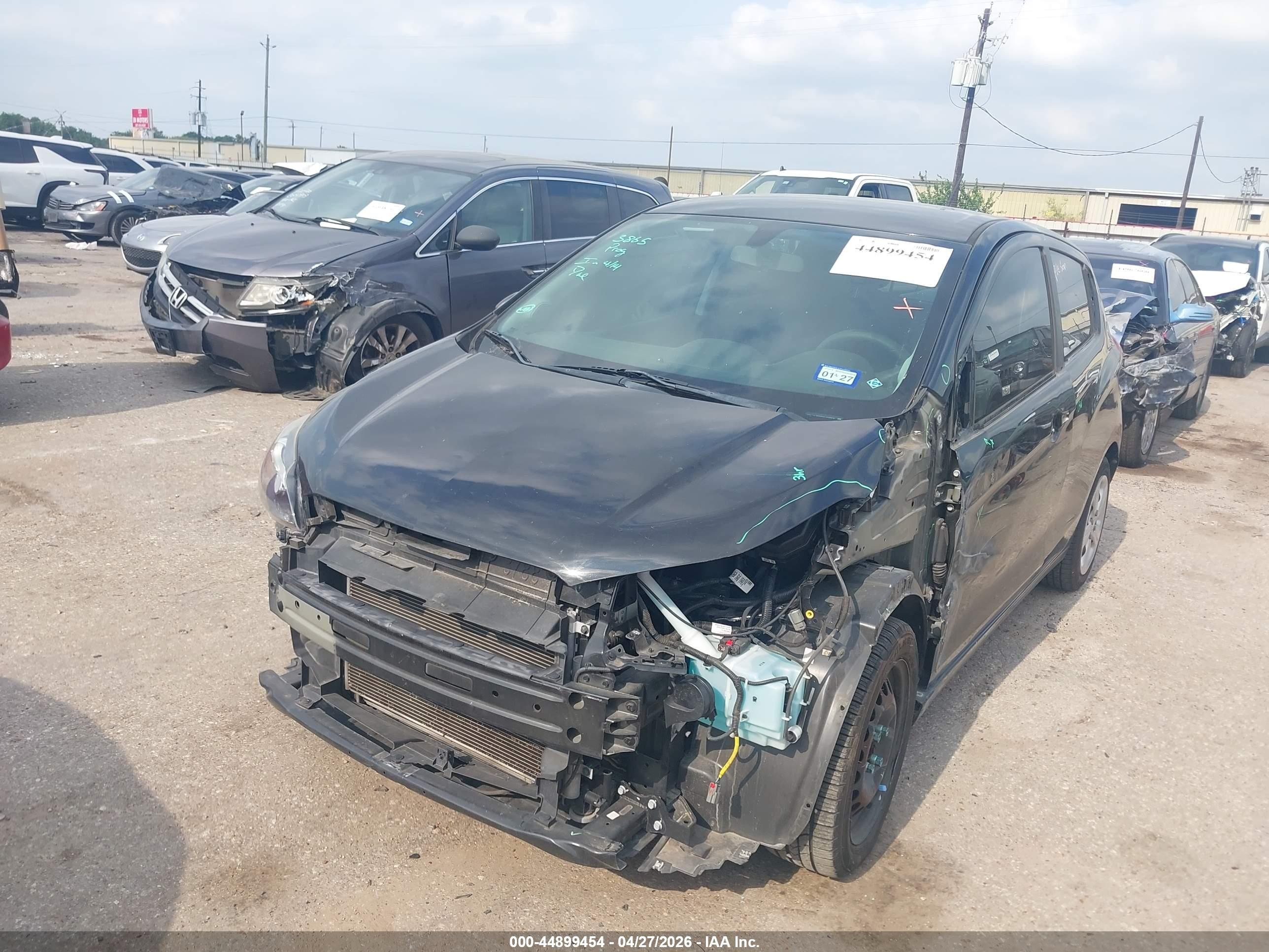 2020 Chevrolet Spark Fwd Ls Automatic Black vin: KL8CB6SA1LC480075