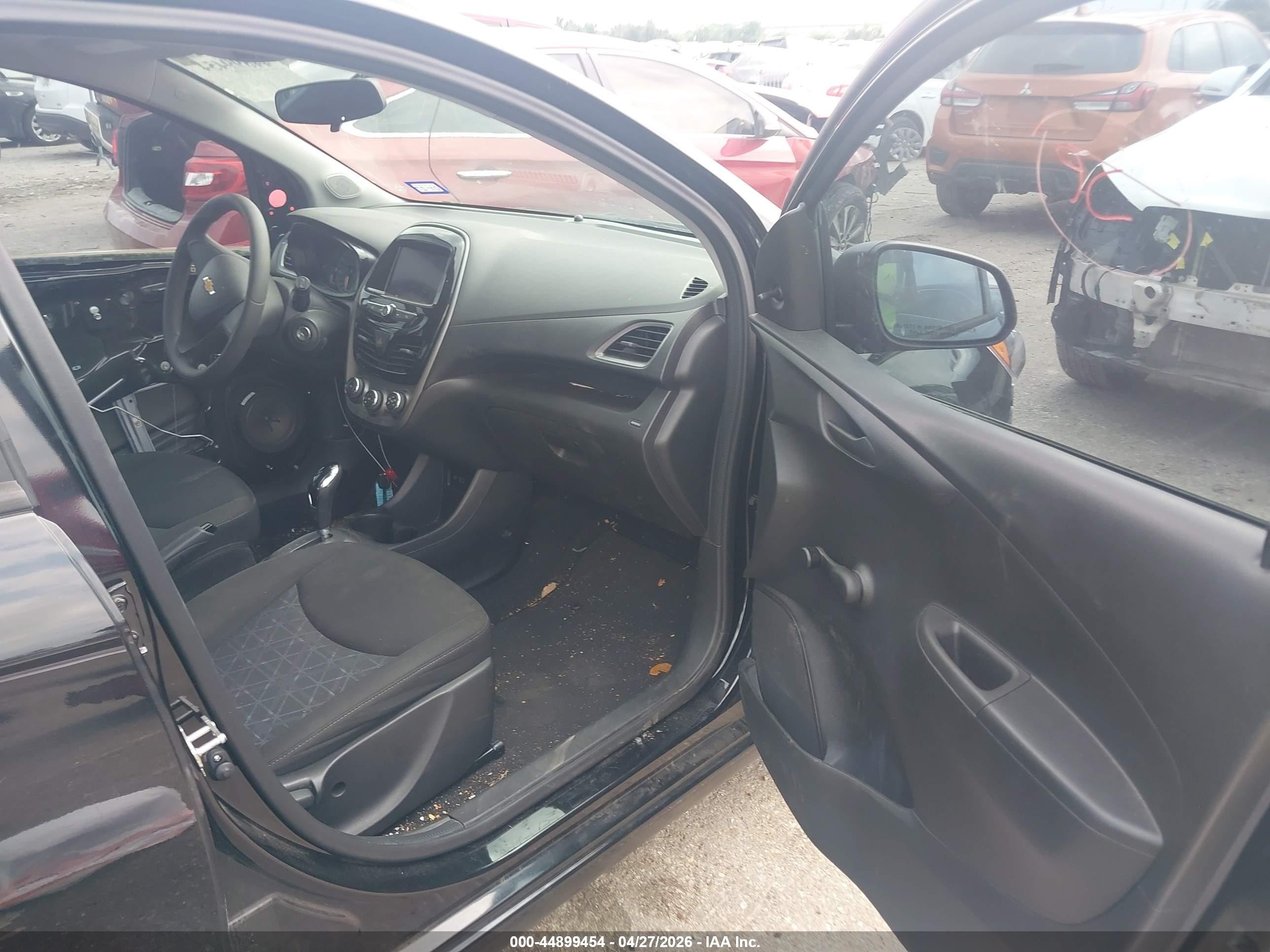 2020 Chevrolet Spark Fwd Ls Automatic Black vin: KL8CB6SA1LC480075