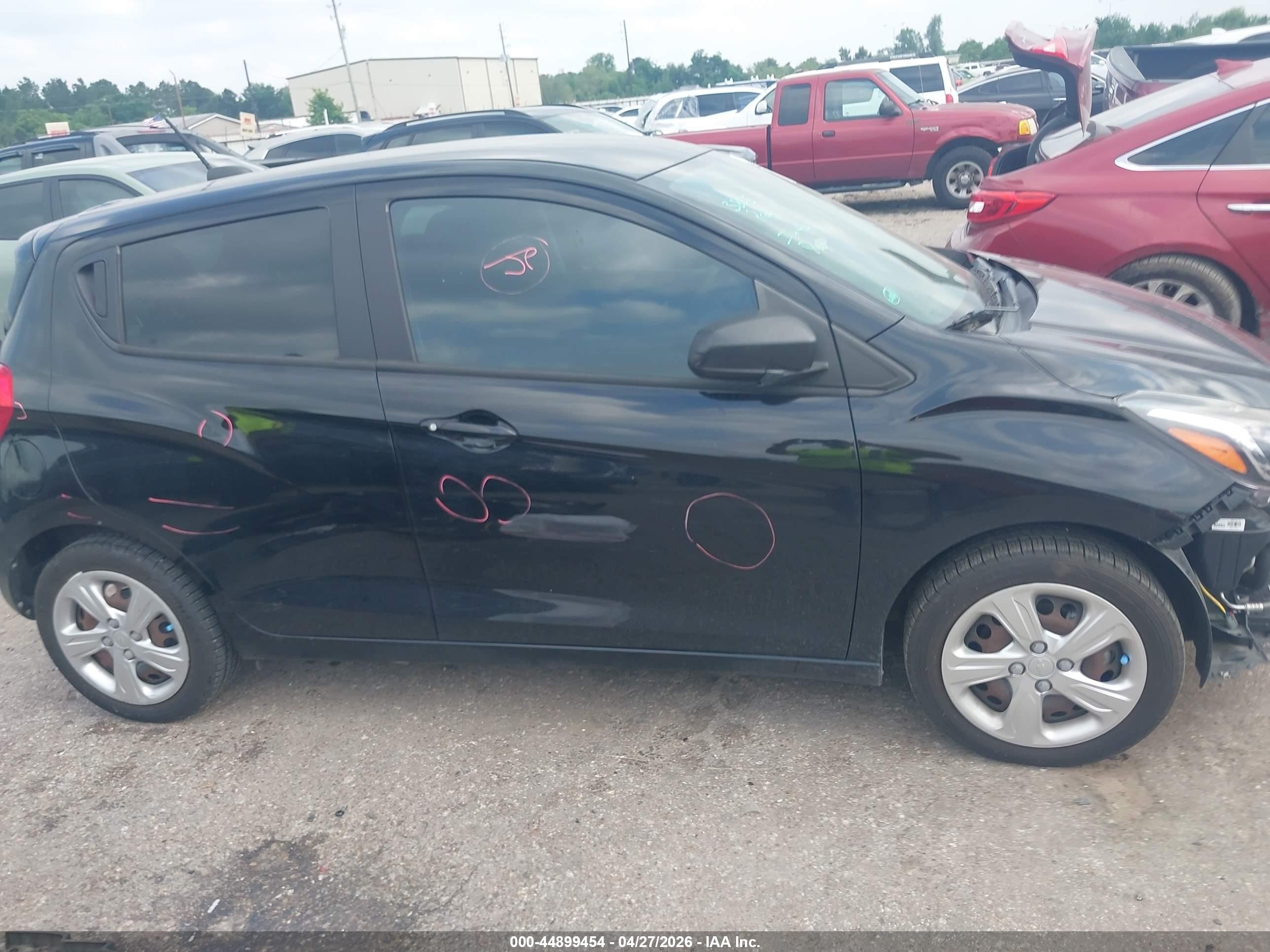 2020 Chevrolet Spark Fwd Ls Automatic Black vin: KL8CB6SA1LC480075