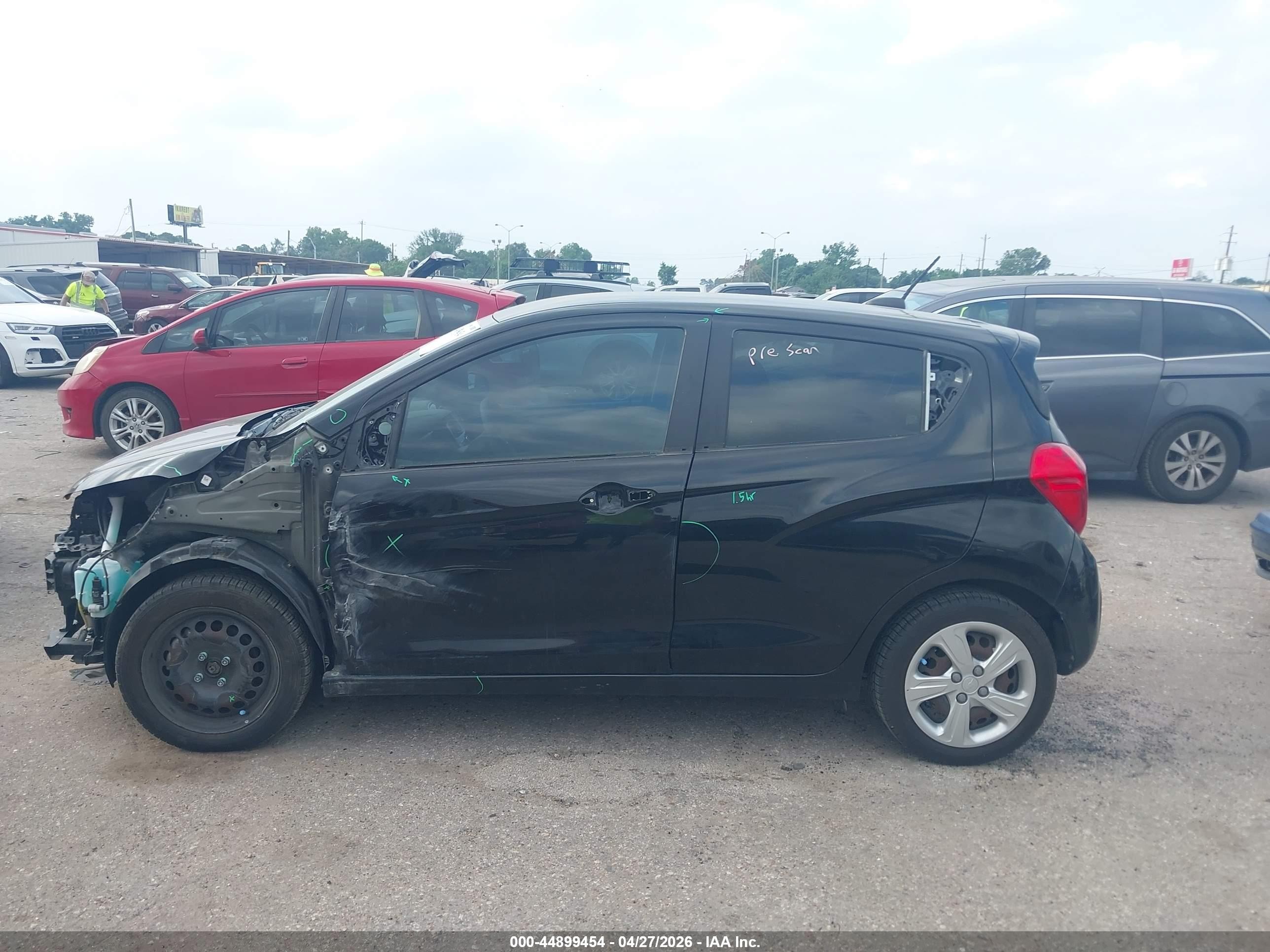 2020 Chevrolet Spark Fwd Ls Automatic Black vin: KL8CB6SA1LC480075