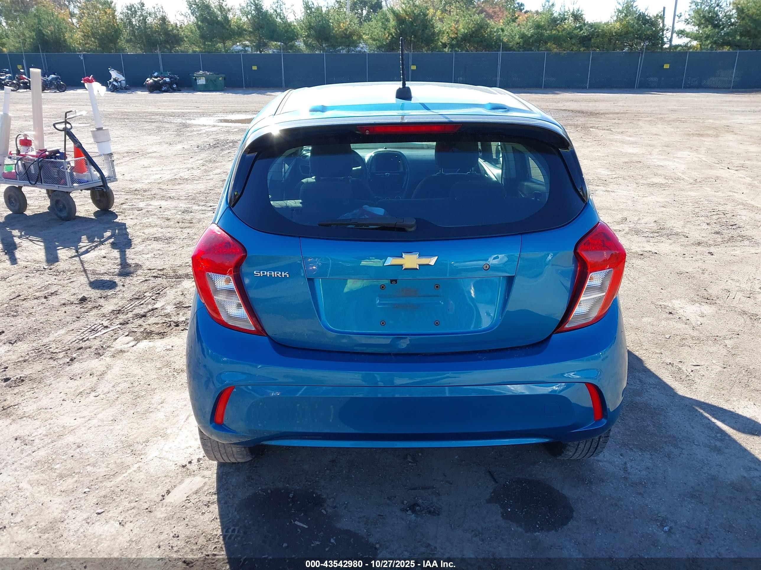 2021 Chevrolet Spark Fwd Ls Automatic Blue vin: KL8CB6SA1MC714331