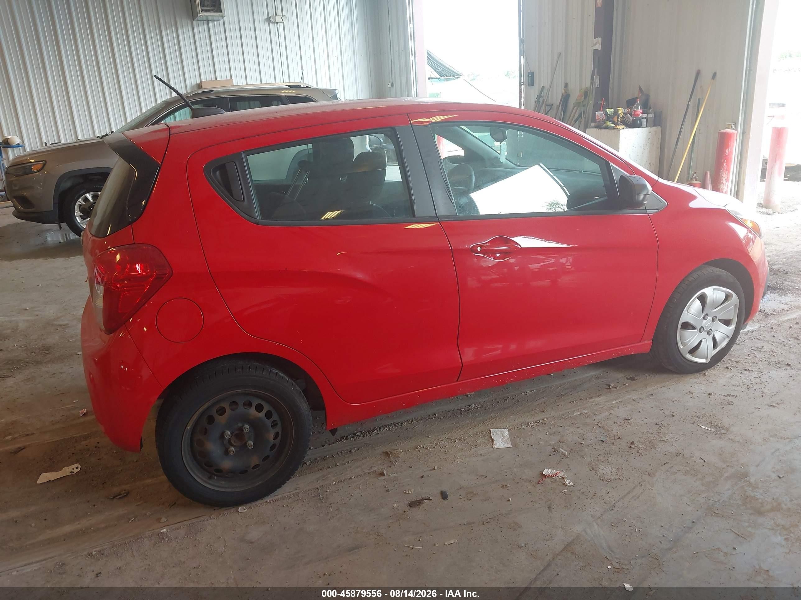 2016 Chevrolet Spark Ls Cvt Red vin: KL8CB6SA2GC591398