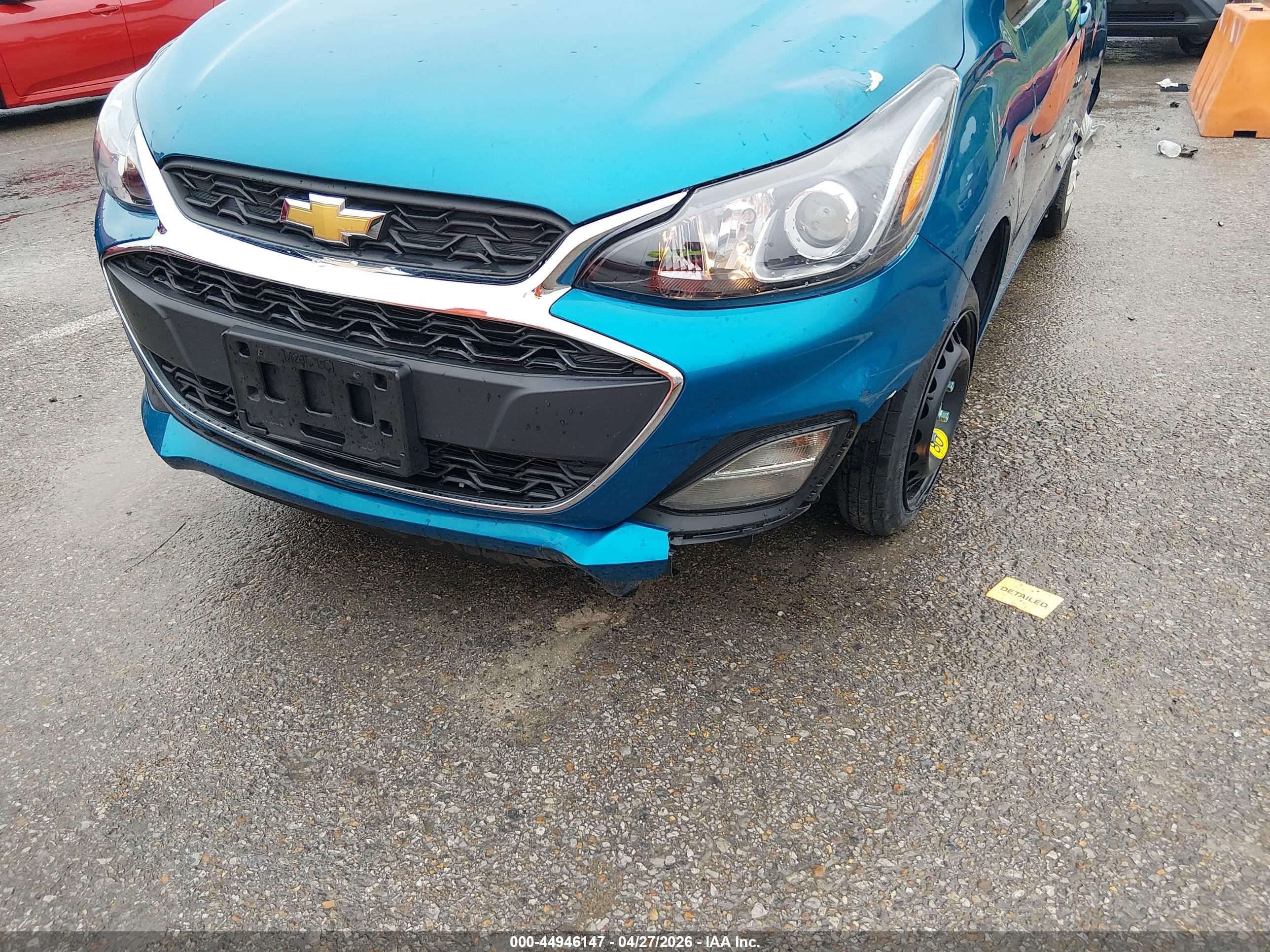 2021 Chevrolet Spark Fwd Ls Automatic Blue vin: KL8CB6SA2MC738735
