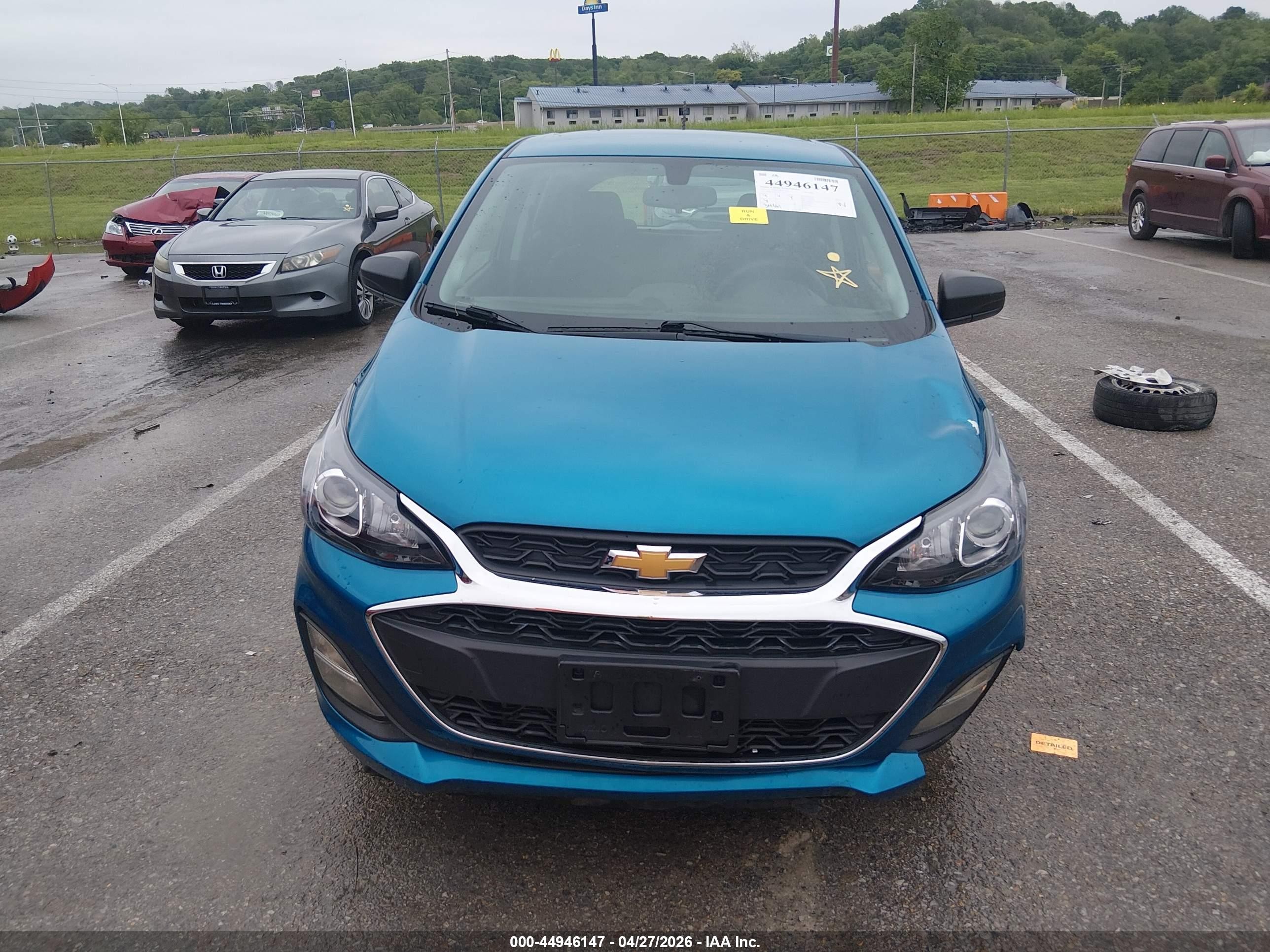 2021 Chevrolet Spark Fwd Ls Automatic Blue vin: KL8CB6SA2MC738735