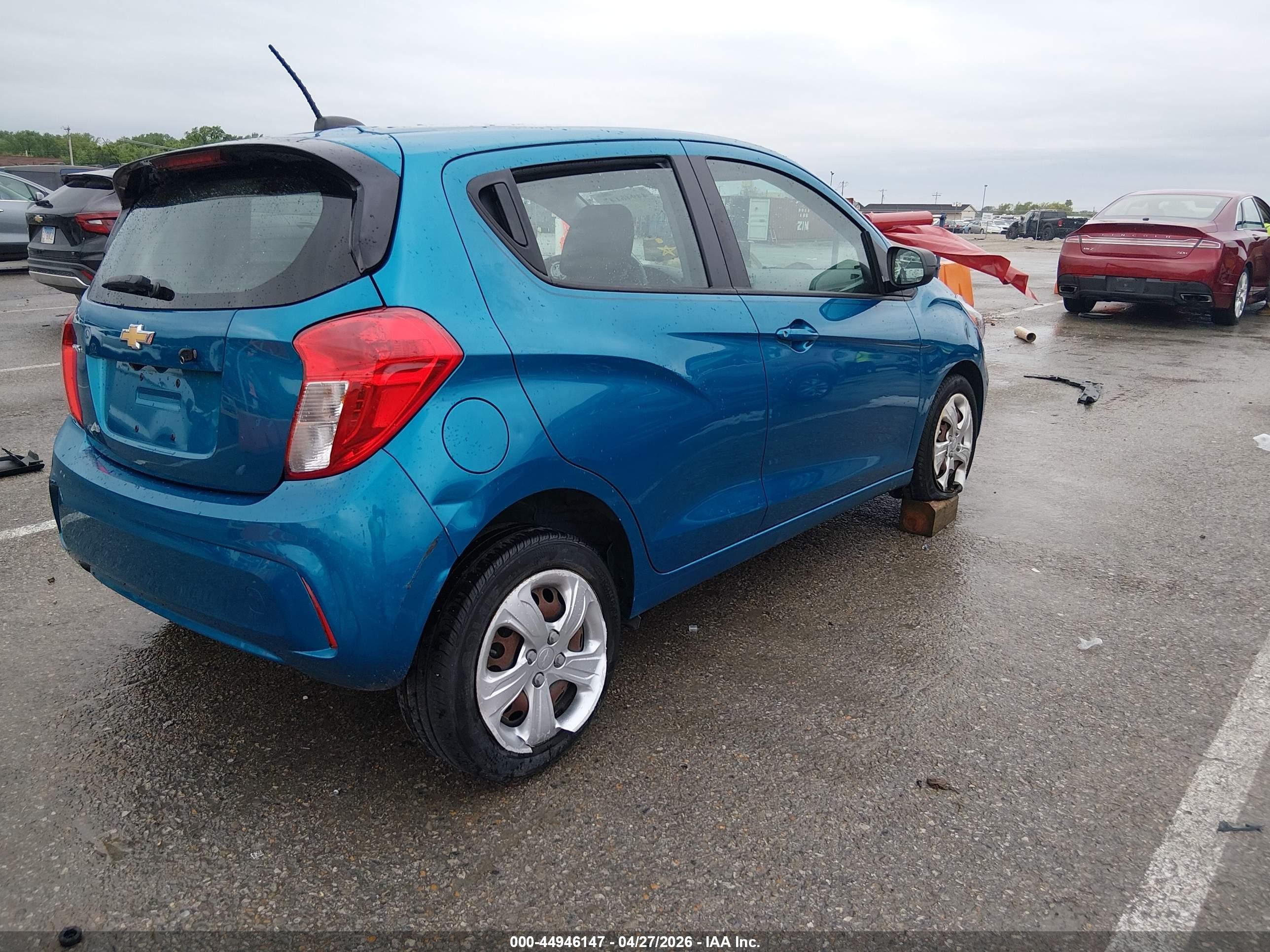 2021 Chevrolet Spark Fwd Ls Automatic Blue vin: KL8CB6SA2MC738735