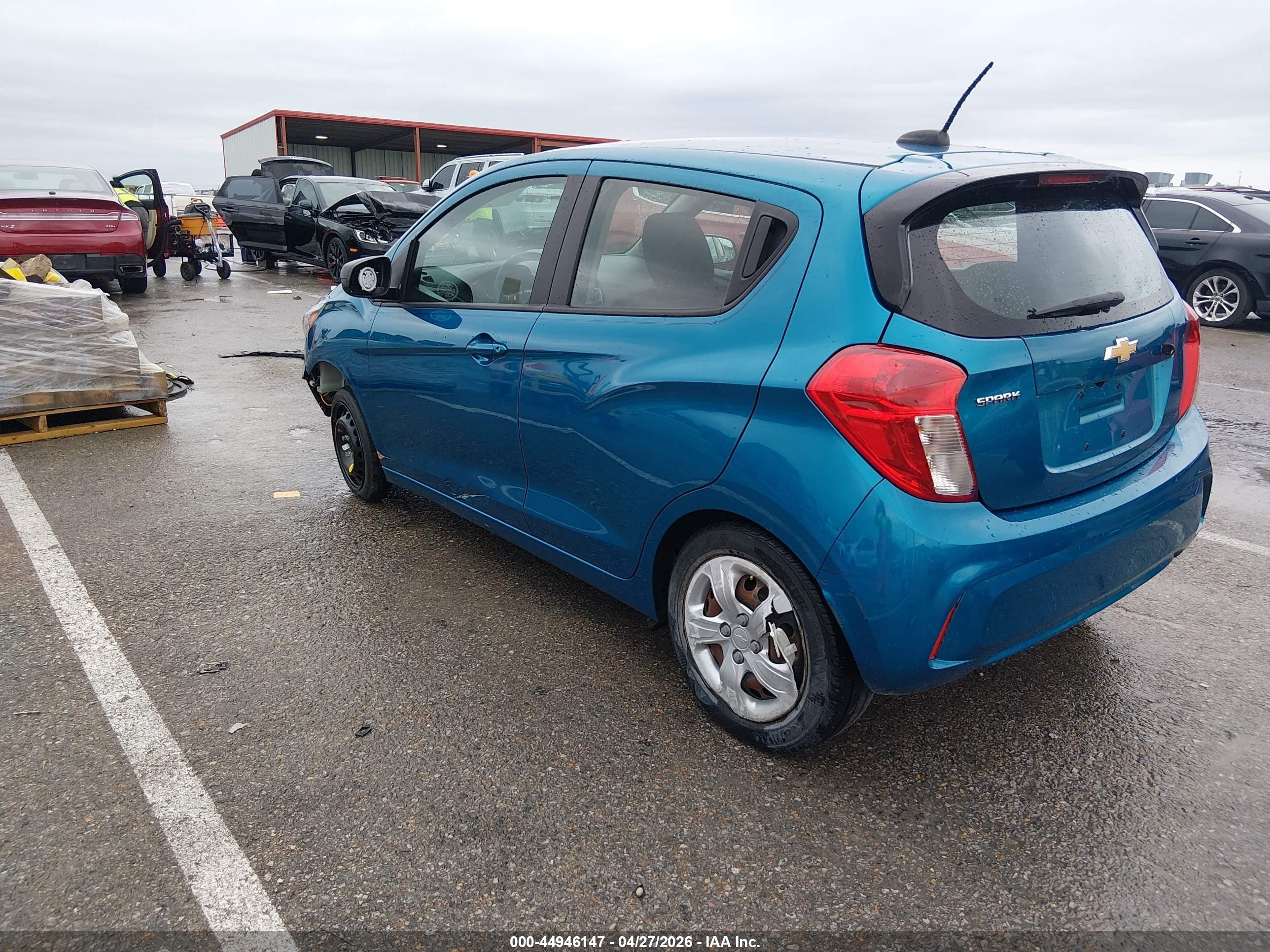 2021 Chevrolet Spark Fwd Ls Automatic Blue vin: KL8CB6SA2MC738735