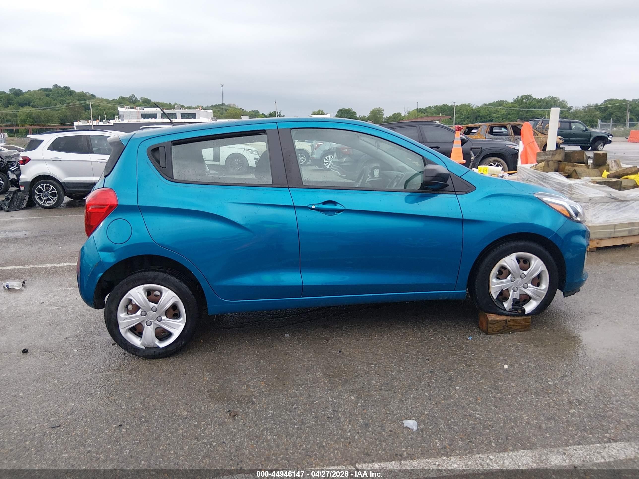 2021 Chevrolet Spark Fwd Ls Automatic Blue vin: KL8CB6SA2MC738735