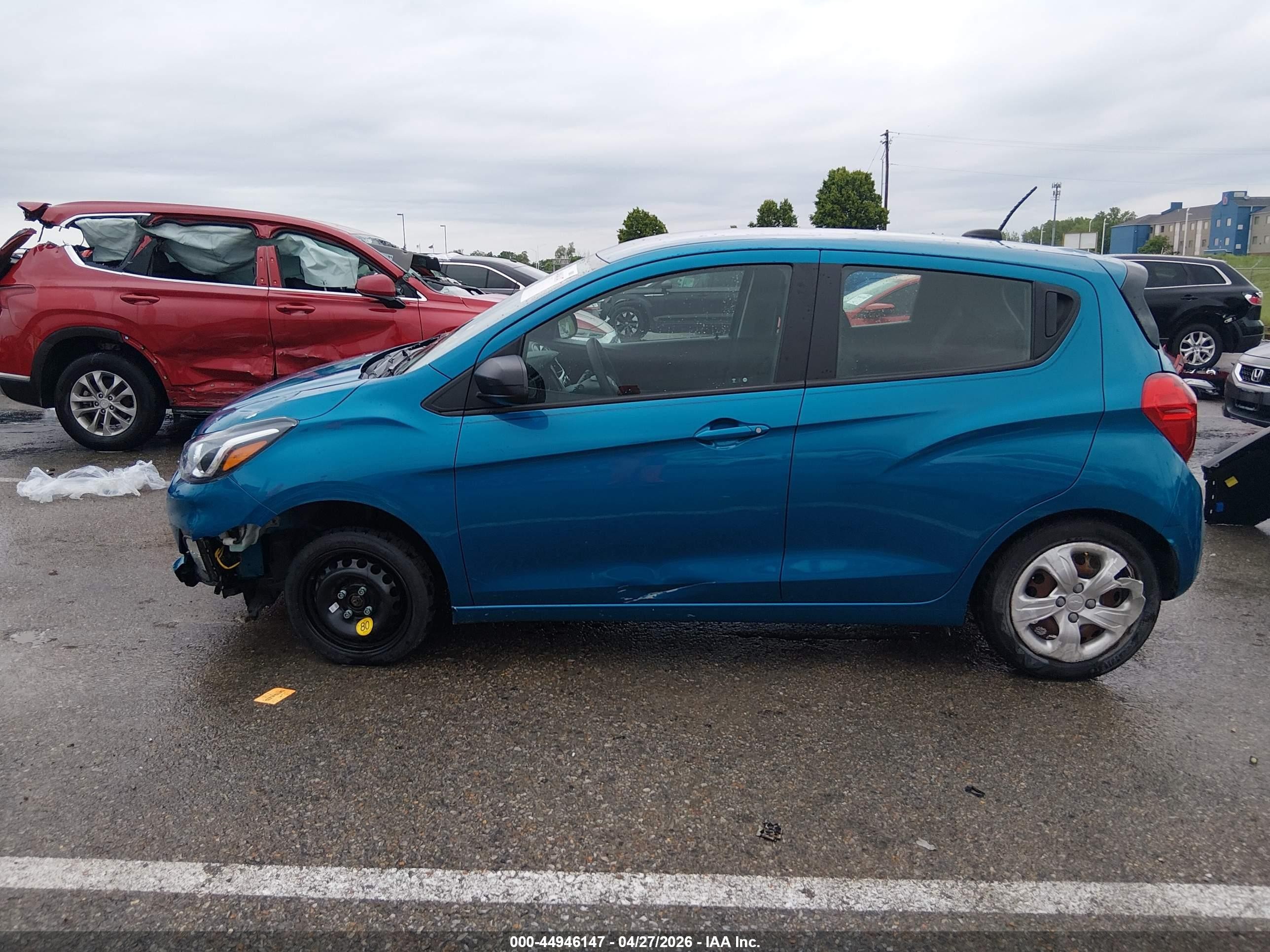 2021 Chevrolet Spark Fwd Ls Automatic Blue vin: KL8CB6SA2MC738735