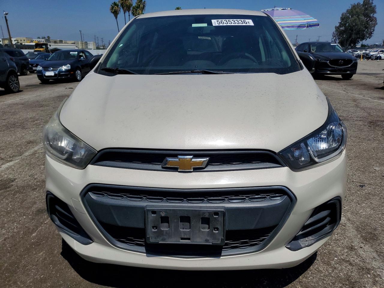 2017 Chevrolet Spark Ls Cream vin: KL8CB6SA3HC840177