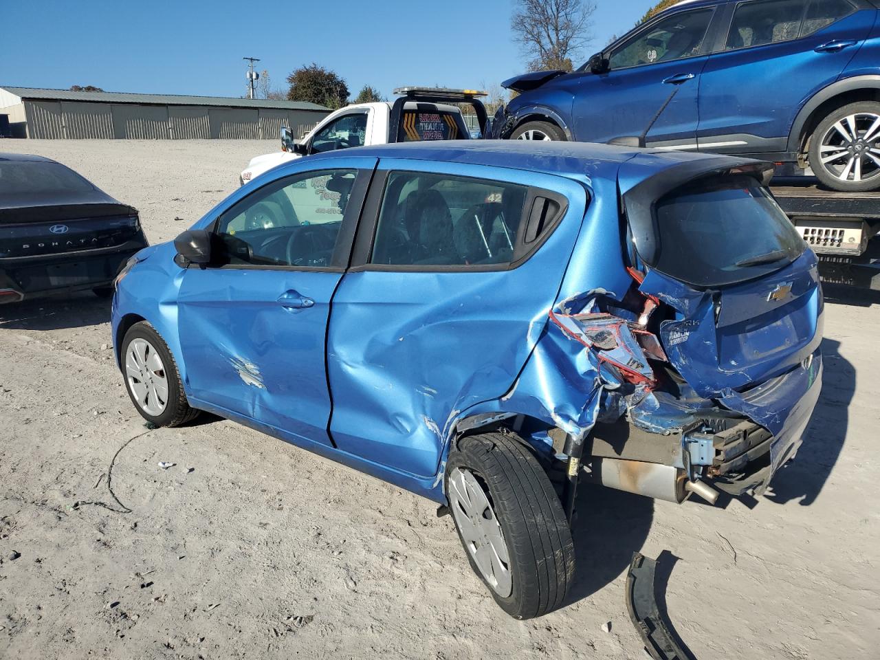 2018 Chevrolet Spark Ls Blue vin: KL8CB6SA3JC450640