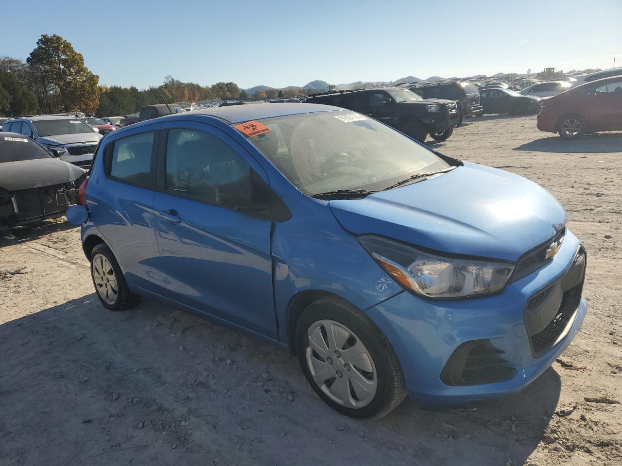 2018 Chevrolet Spark Ls Blue vin: KL8CB6SA3JC450640
