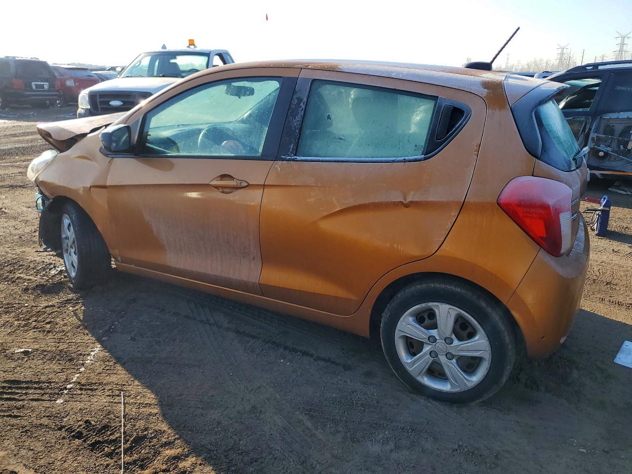 2019 Chevrolet Spark Ls Orange vin: KL8CB6SA3KC712657