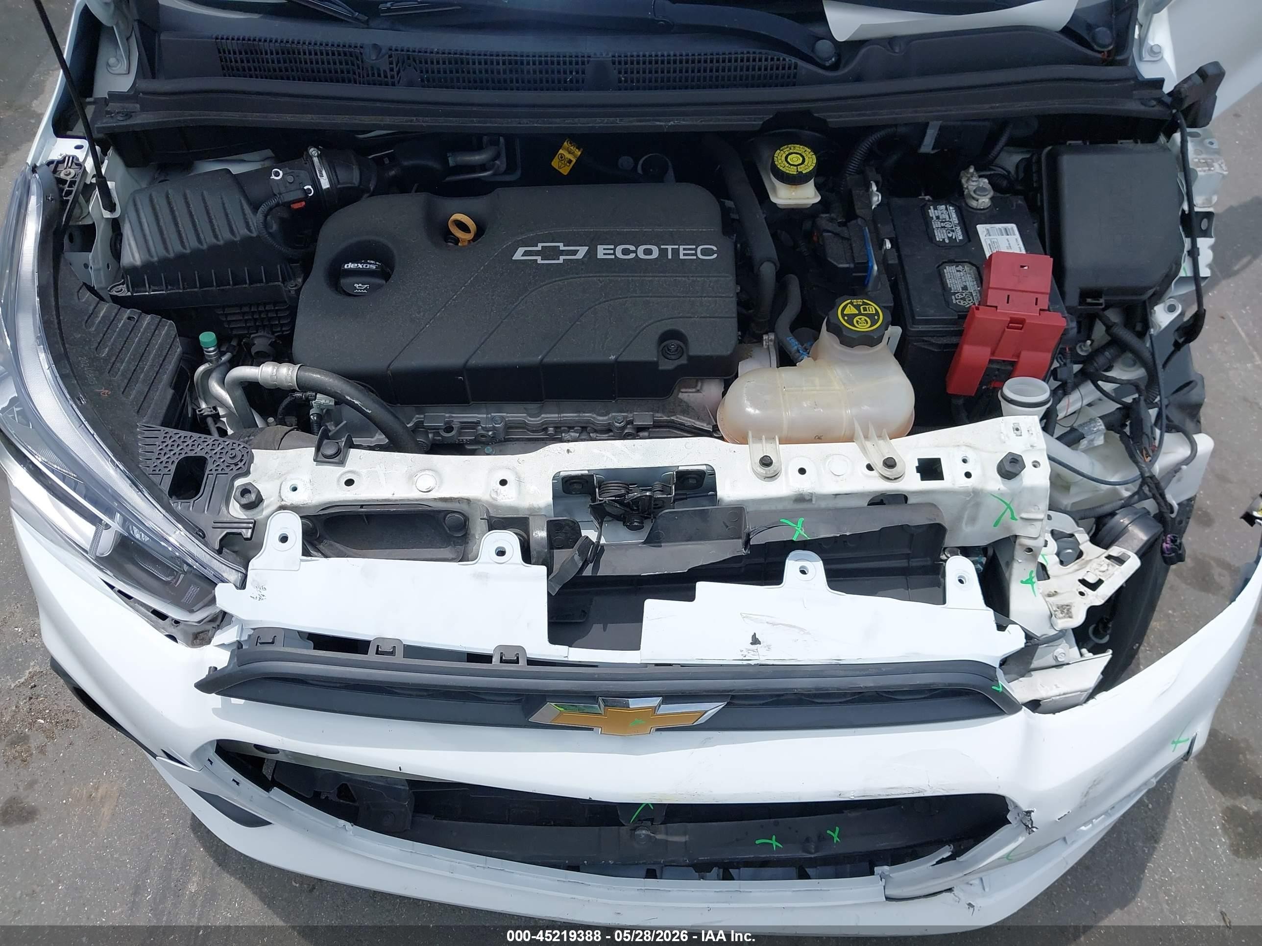 2017 Chevrolet Spark Ls Cvt White vin: KL8CB6SA4HC741321