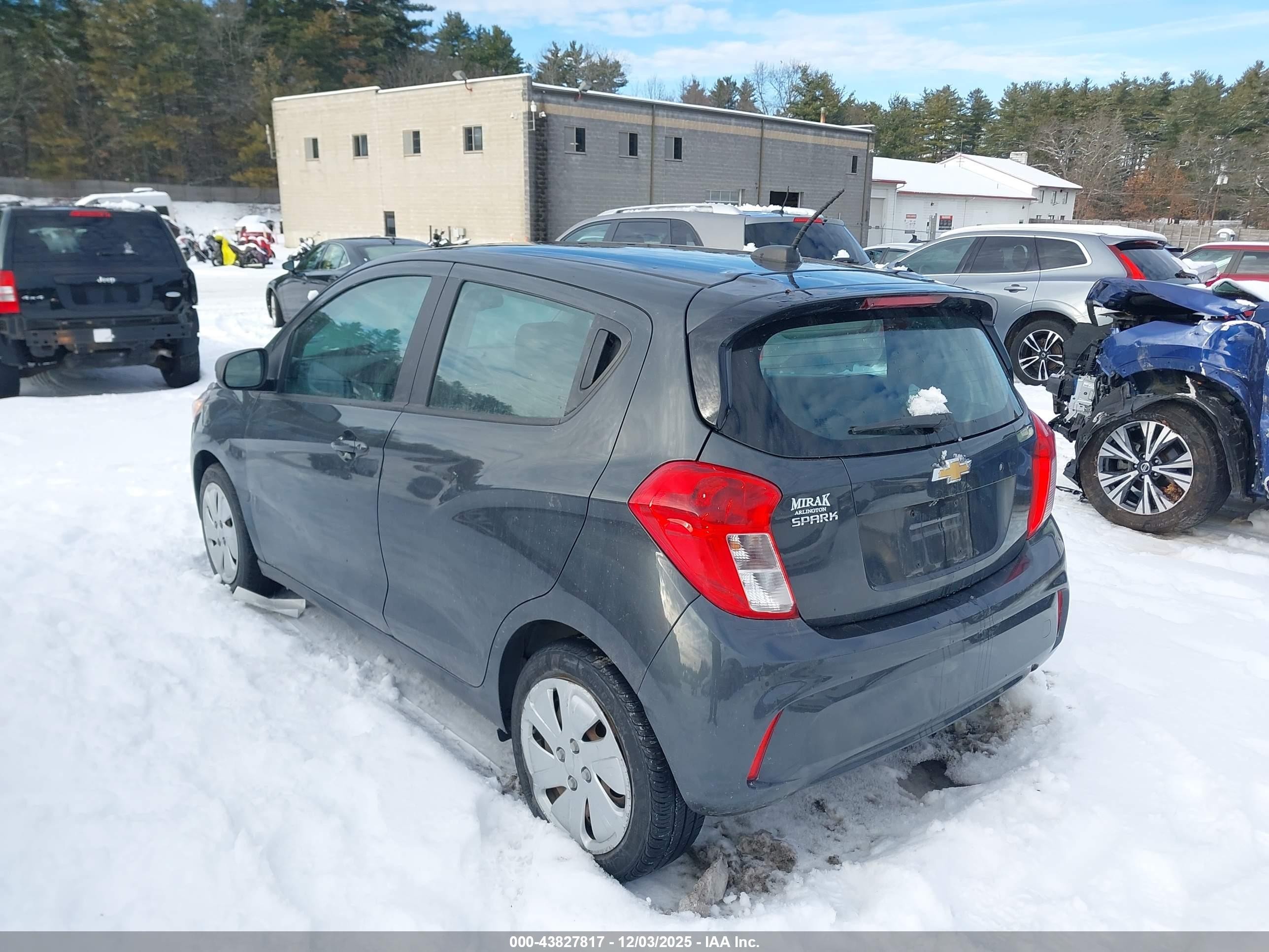 2017 Chevrolet Spark Ls Cvt Black vin: KL8CB6SA4HC760497