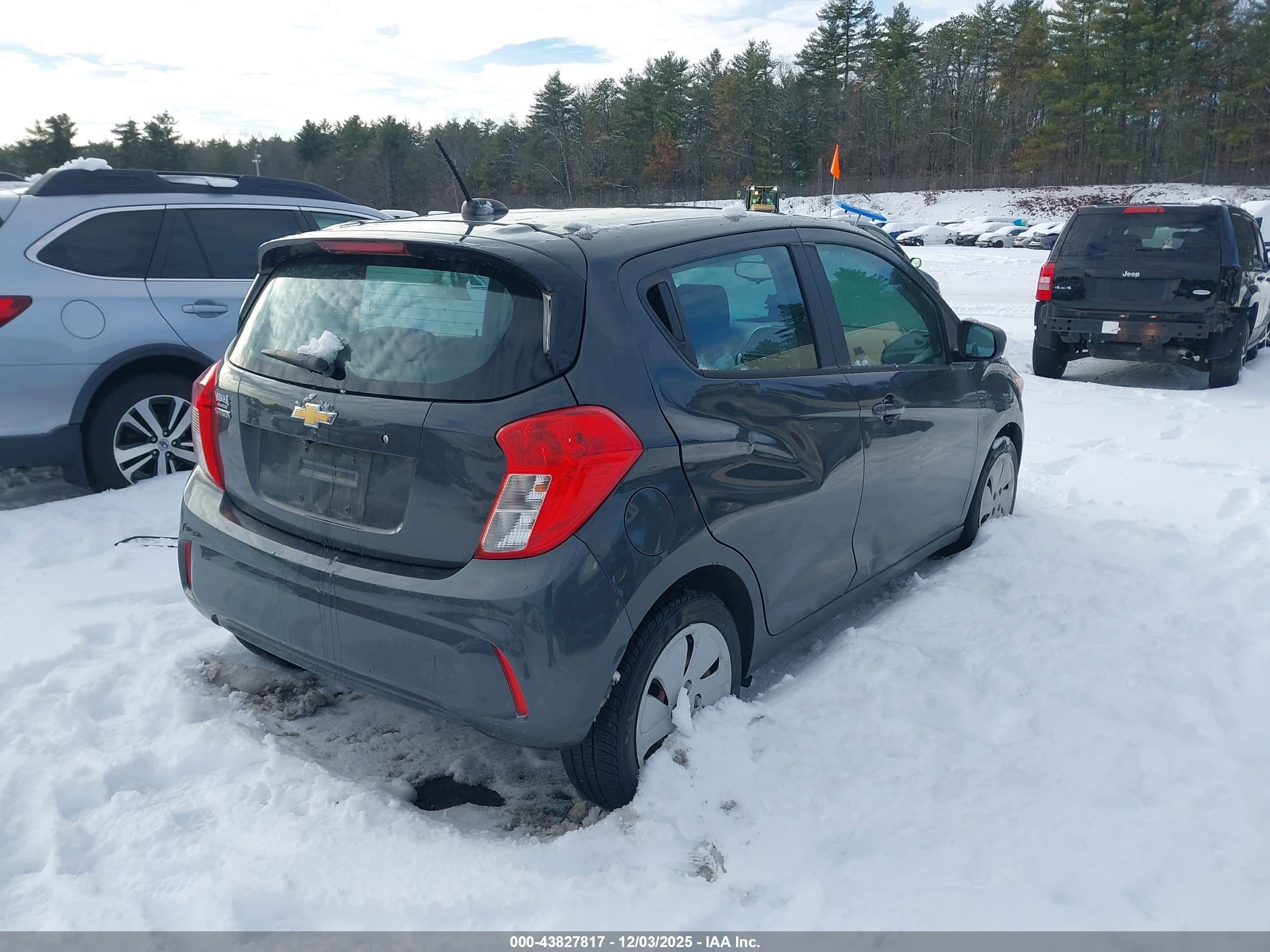 2017 Chevrolet Spark Ls Cvt Black vin: KL8CB6SA4HC760497