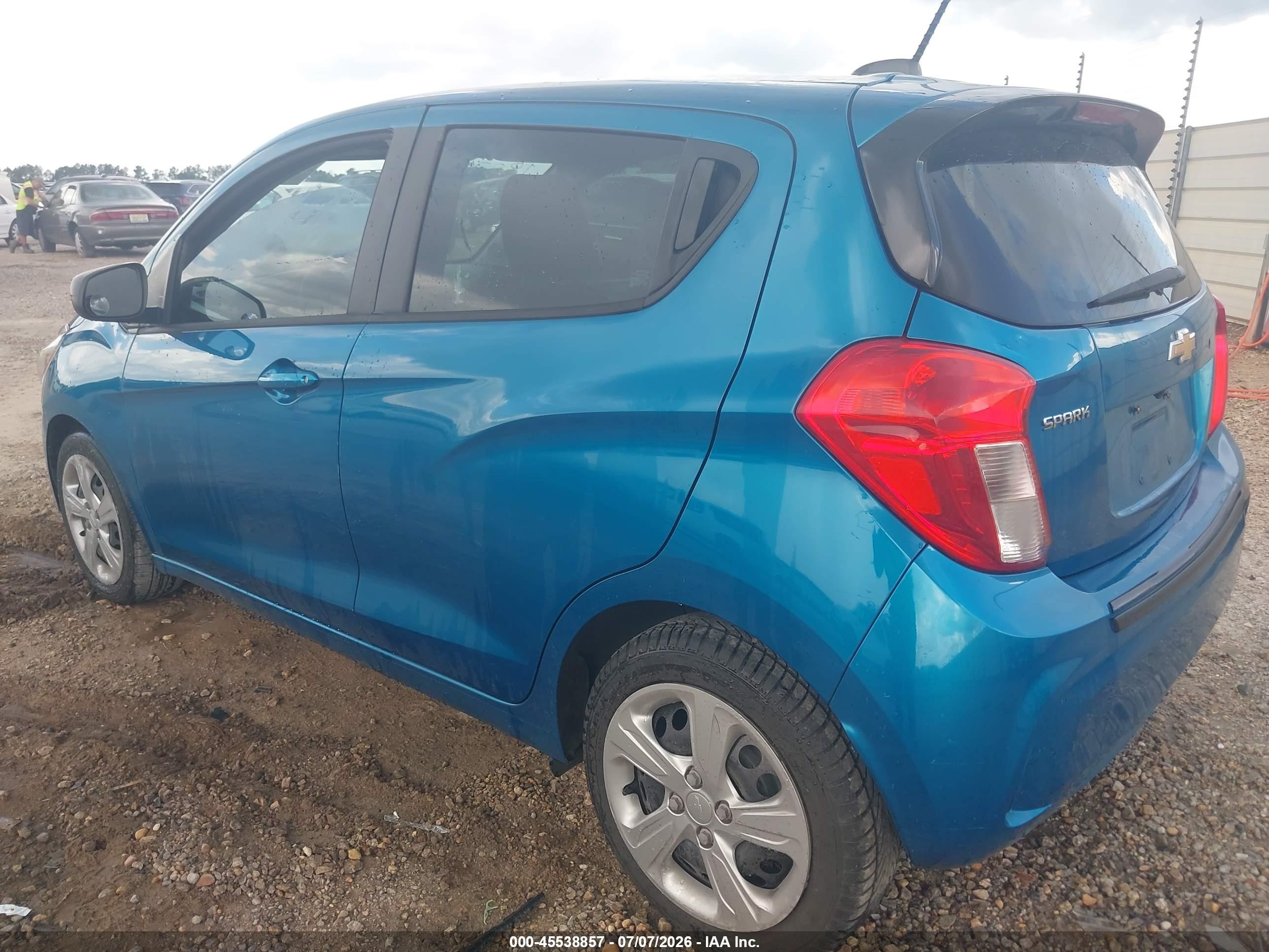 2020 Chevrolet Spark Fwd Ls Automatic Blue vin: KL8CB6SA4LC445210