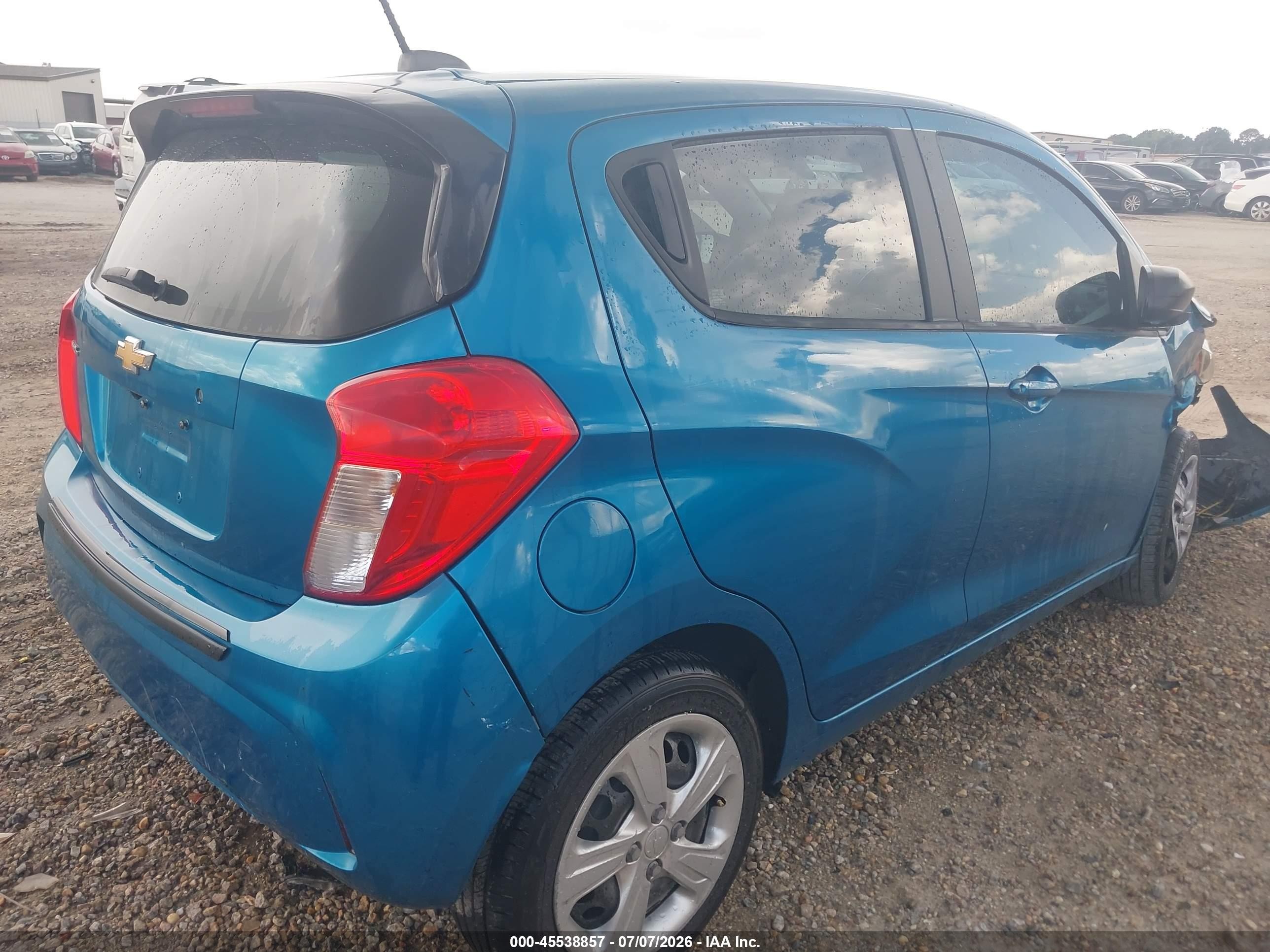 2020 Chevrolet Spark Fwd Ls Automatic Blue vin: KL8CB6SA4LC445210