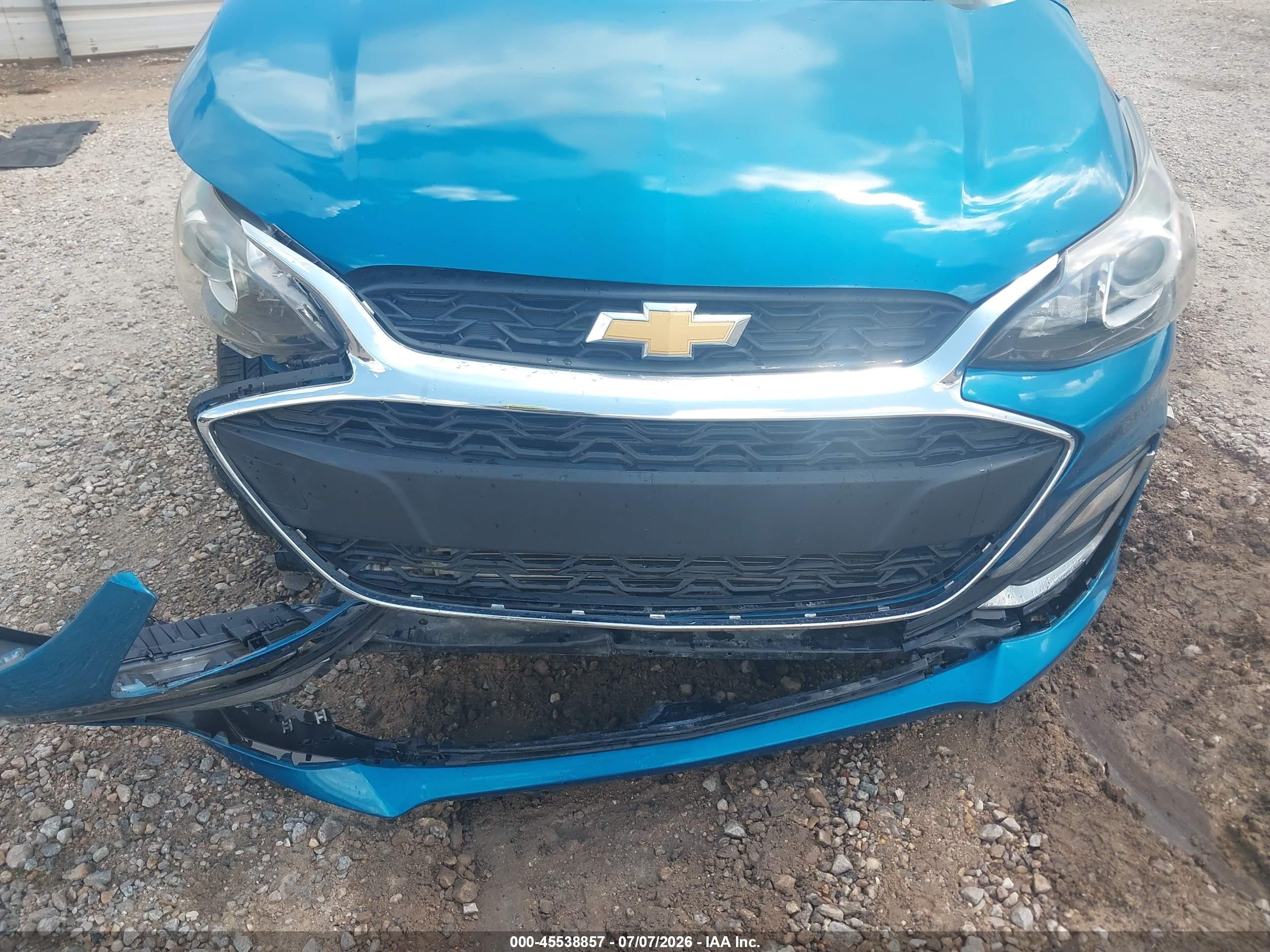 2020 Chevrolet Spark Fwd Ls Automatic Blue vin: KL8CB6SA4LC445210