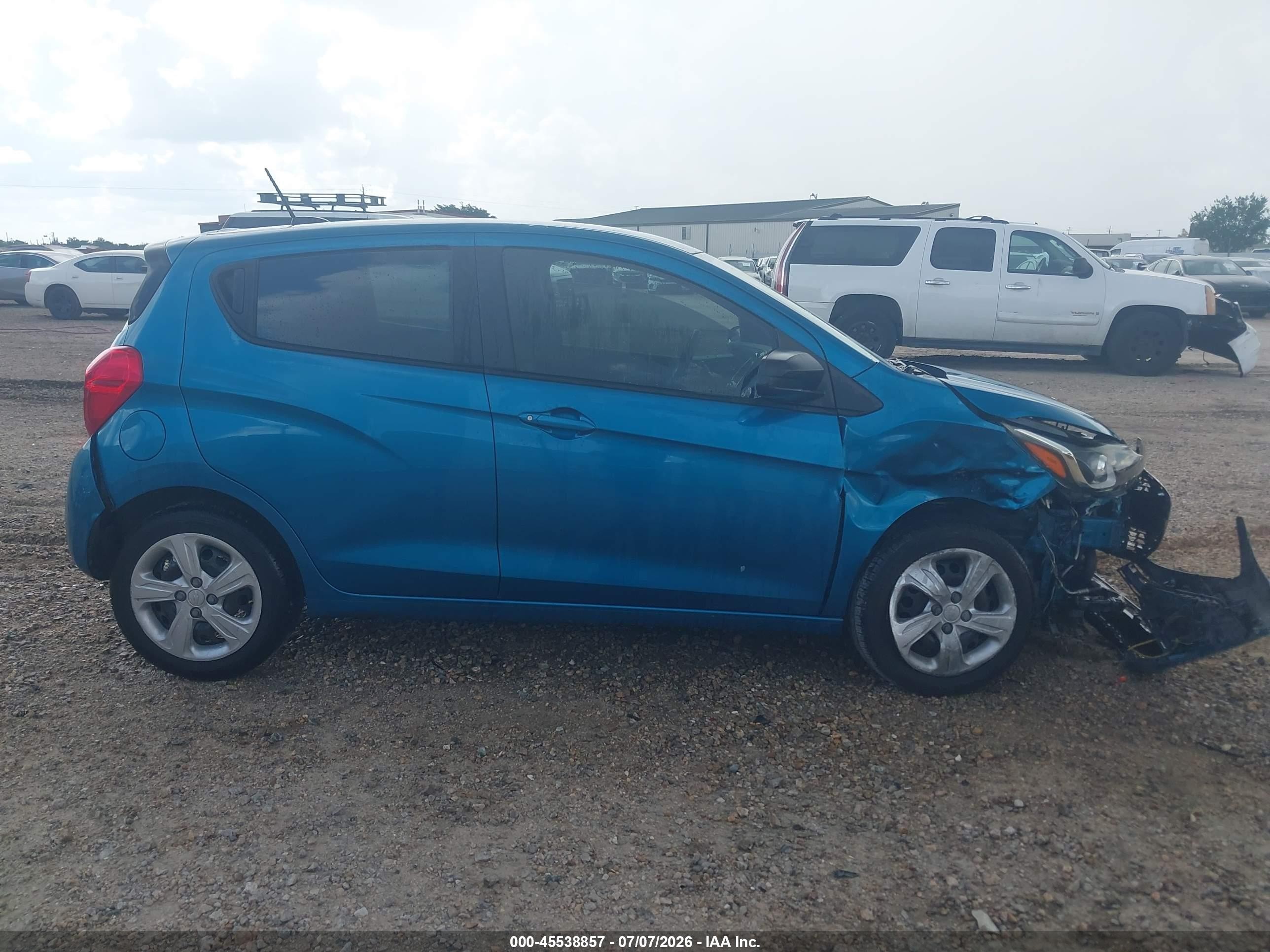 2020 Chevrolet Spark Fwd Ls Automatic Blue vin: KL8CB6SA4LC445210