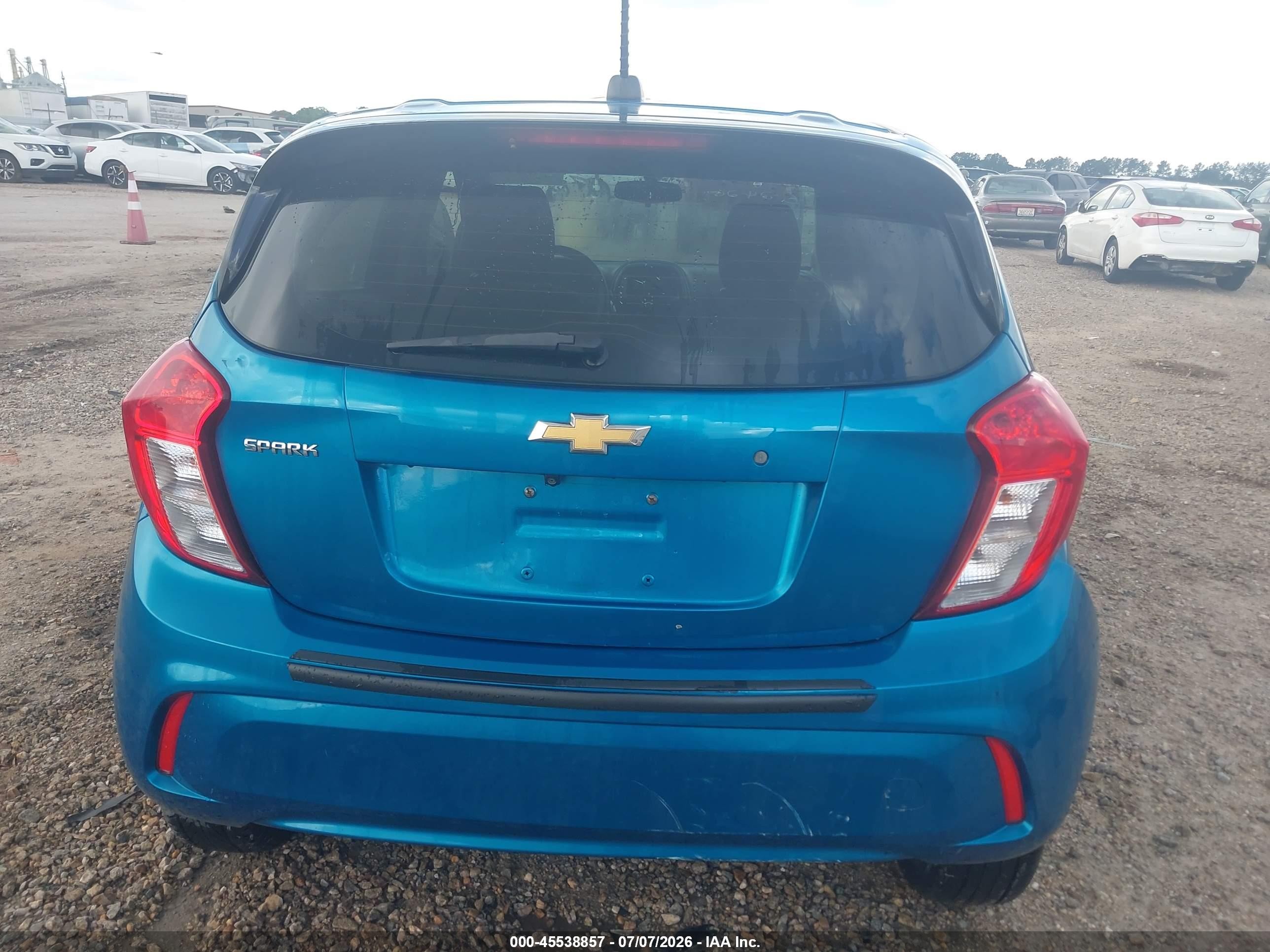 2020 Chevrolet Spark Fwd Ls Automatic Blue vin: KL8CB6SA4LC445210