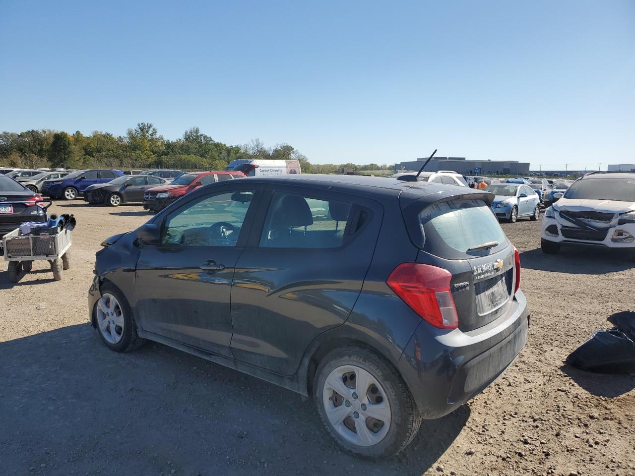 2021 Chevrolet Spark Ls Gray vin: KL8CB6SA4MC710564